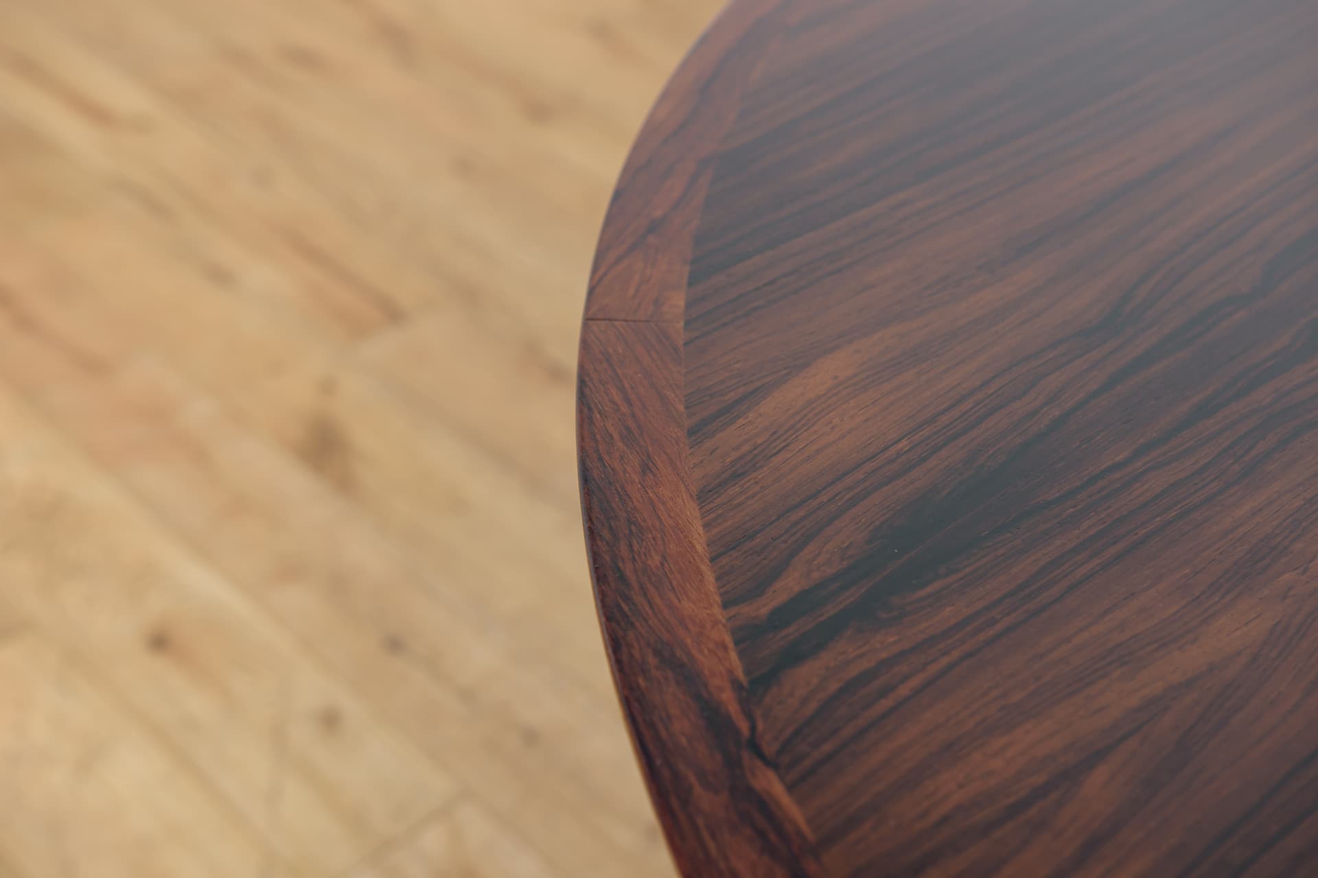 Extendable dining table, brown rosewood, Denmark, 1960s. - 308948