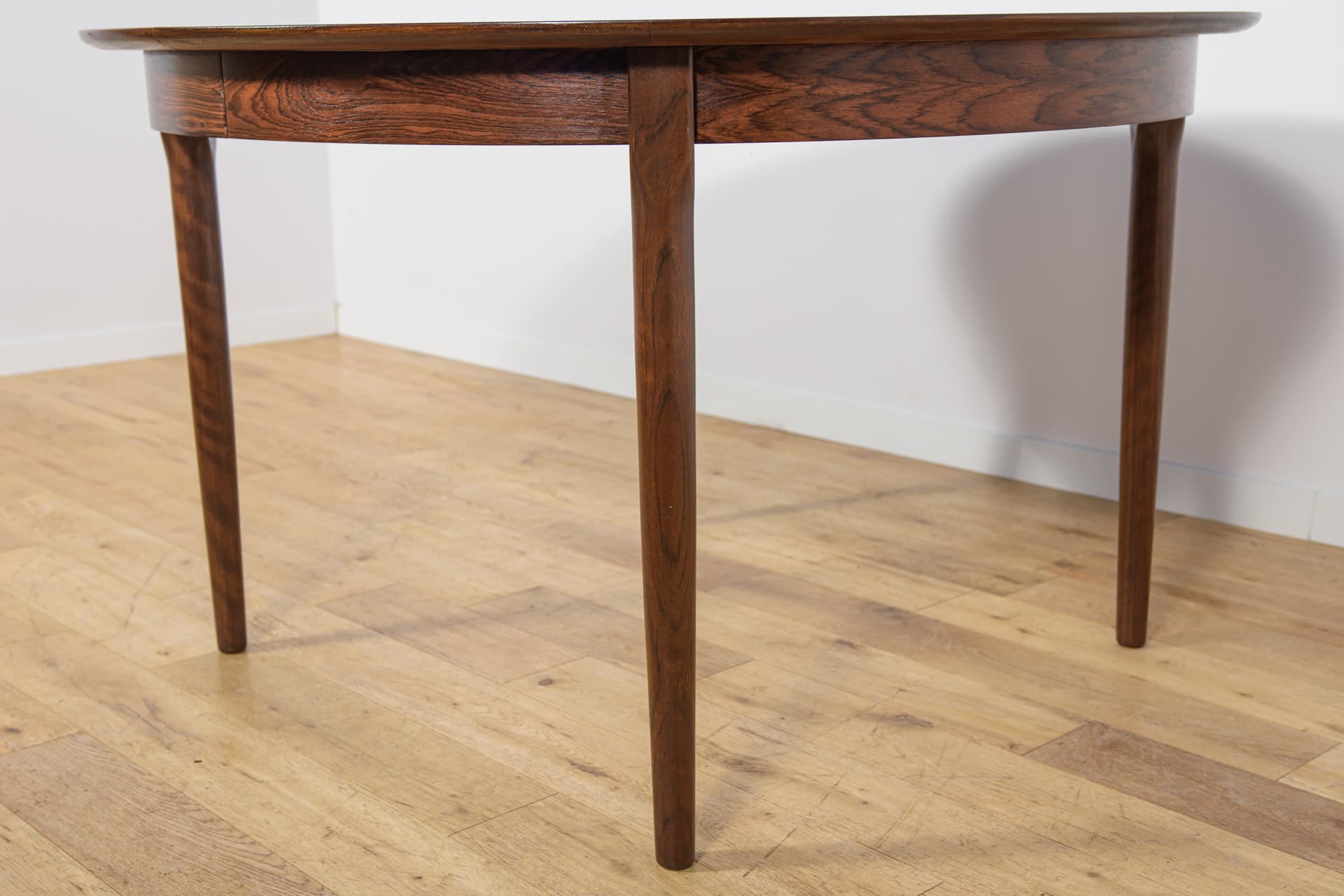 Extendable dining table, brown rosewood, Denmark, 1960s. - 308949