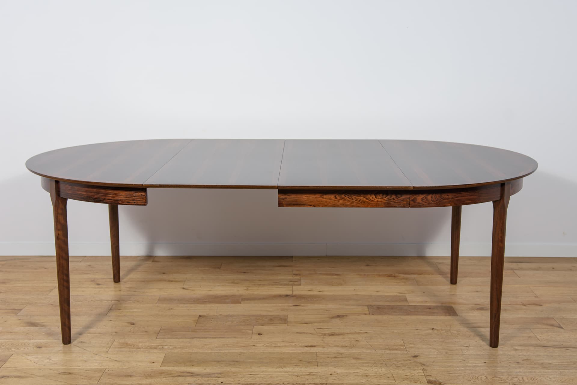 Extendable dining table, brown rosewood, Denmark, 1960s. - 308945