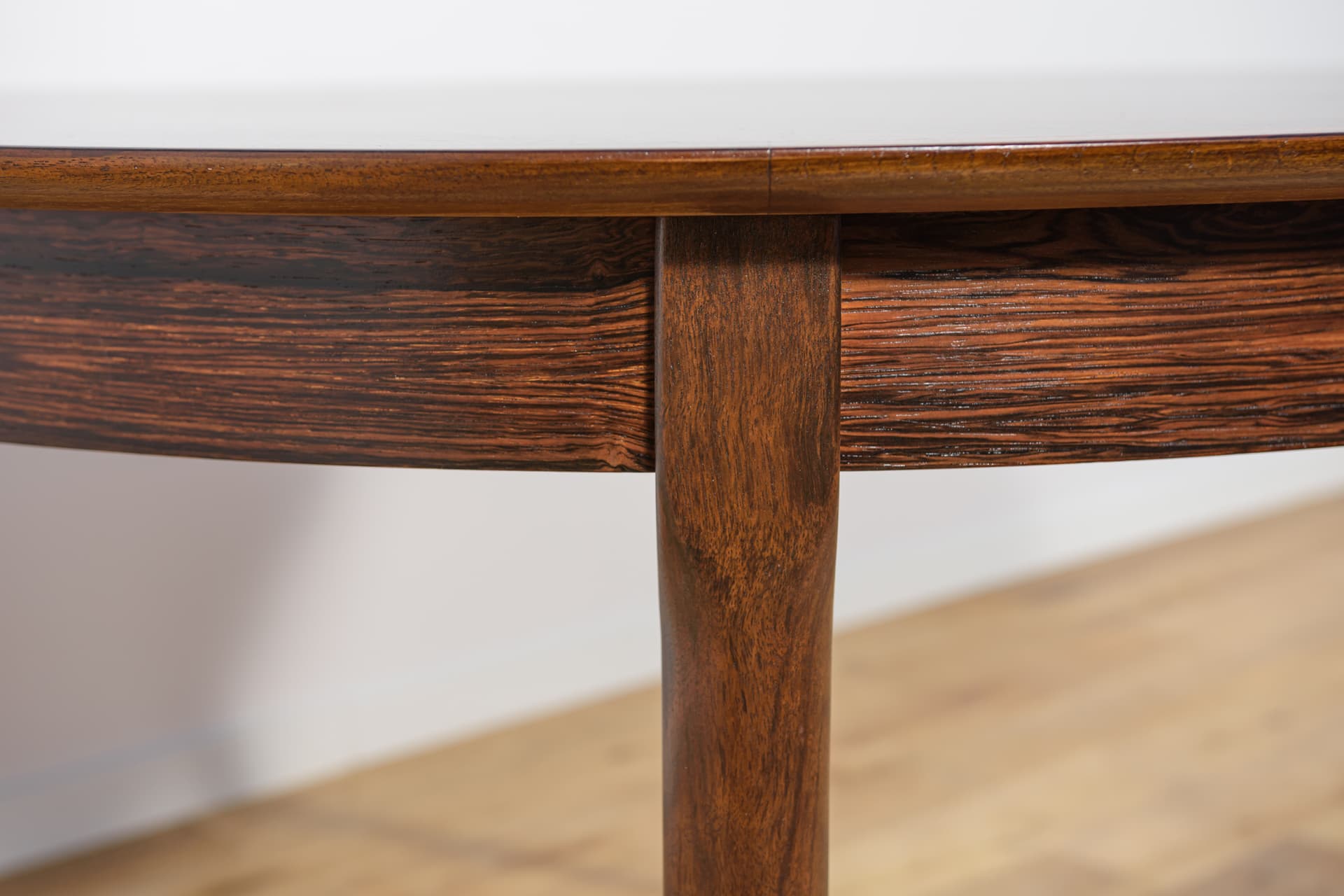 Extendable dining table, brown rosewood, Denmark, 1960s. - 308950