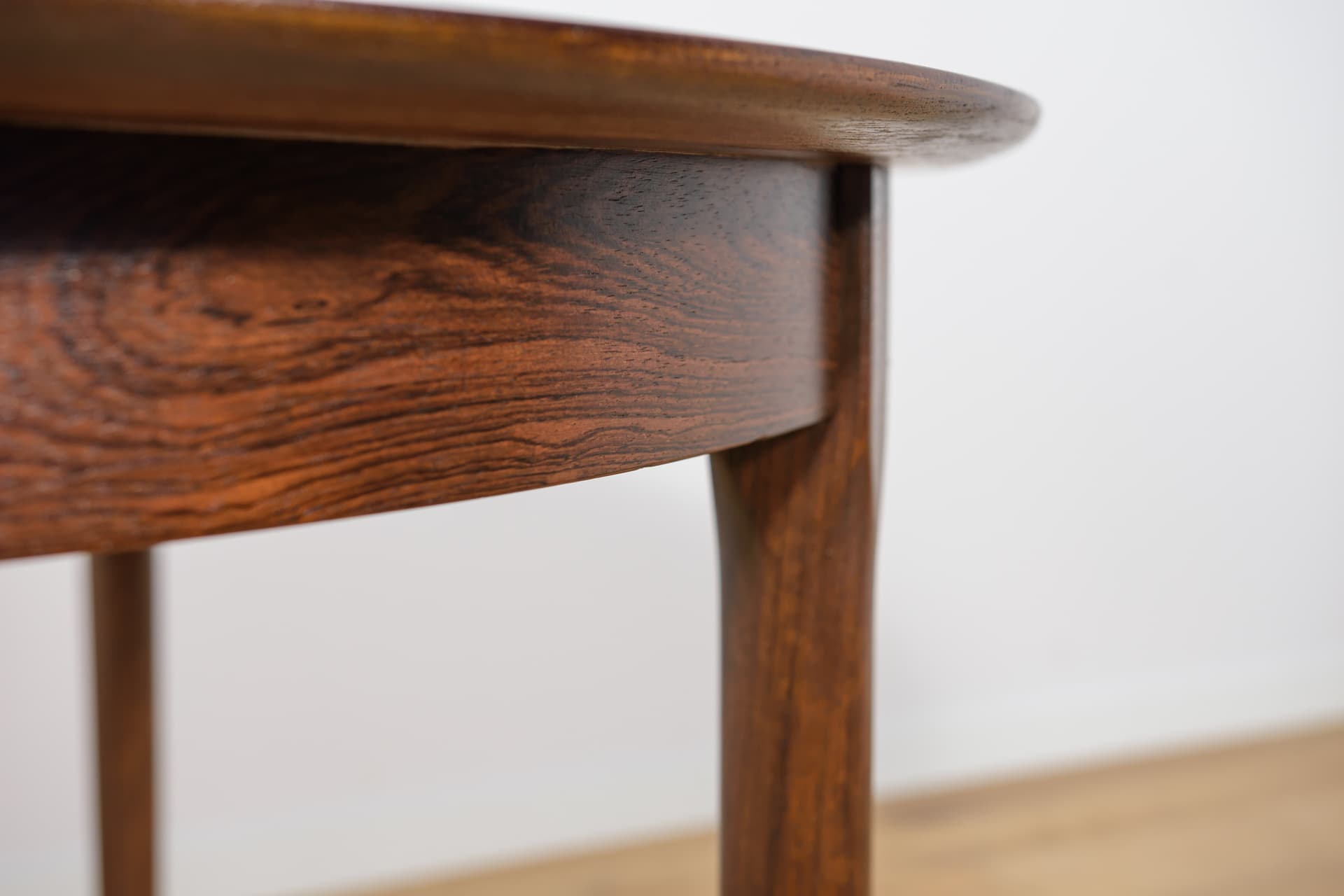 Extendable dining table, brown rosewood, Denmark, 1960s. - 308951