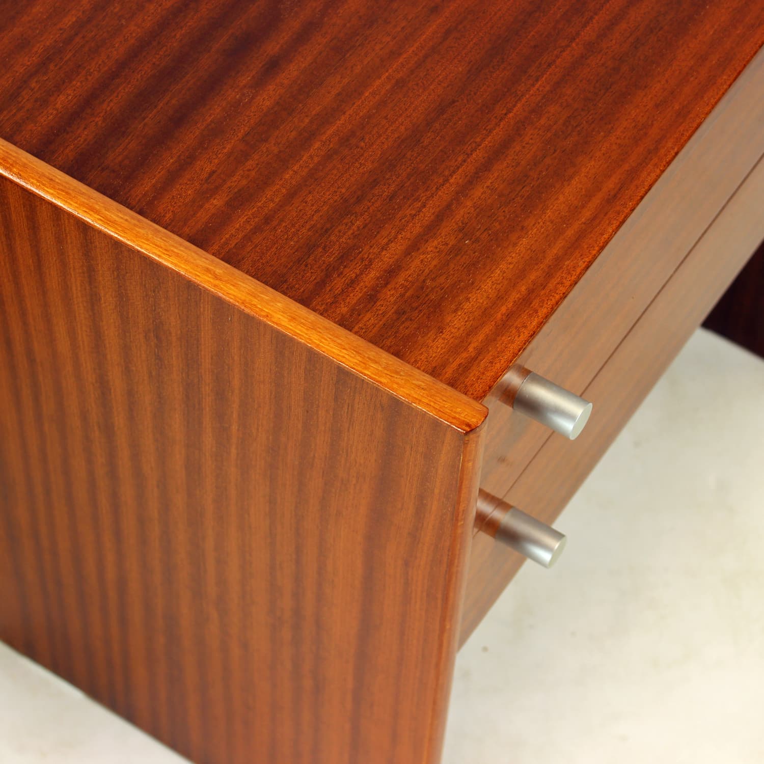 Set of Two Nightstands Femina, brown mahogany, Czechoslovakia, 1970s - 308991