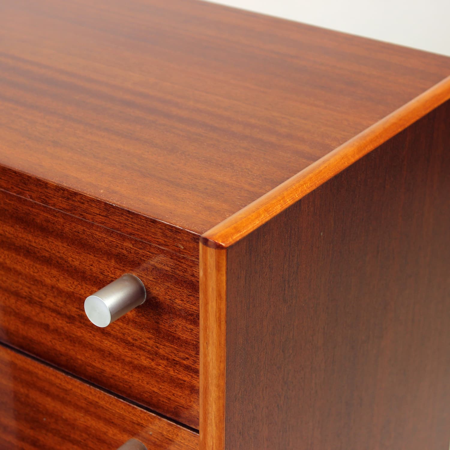 Set of Two Nightstands Femina, brown mahogany, Czechoslovakia, 1970s - 308985