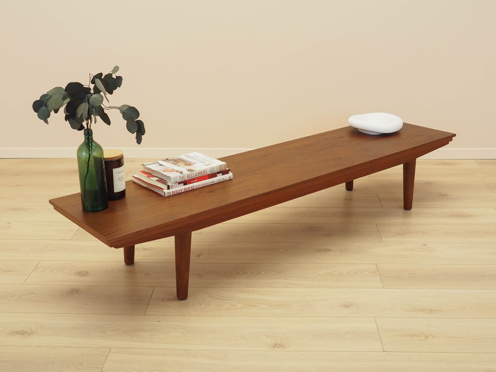 Lowboard, brown teak, Denmark, 1970s. - 309076