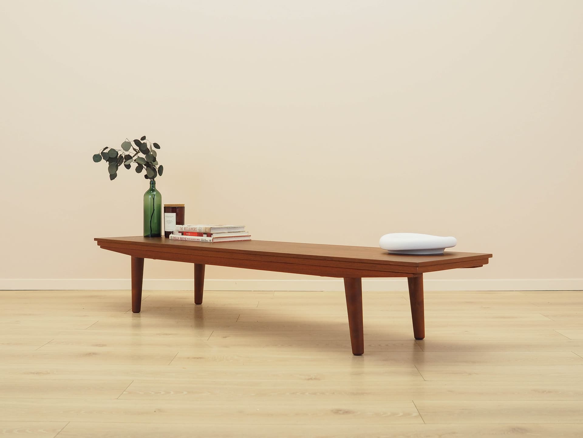 Lowboard, brown teak, Denmark, 1970s. - 309074
