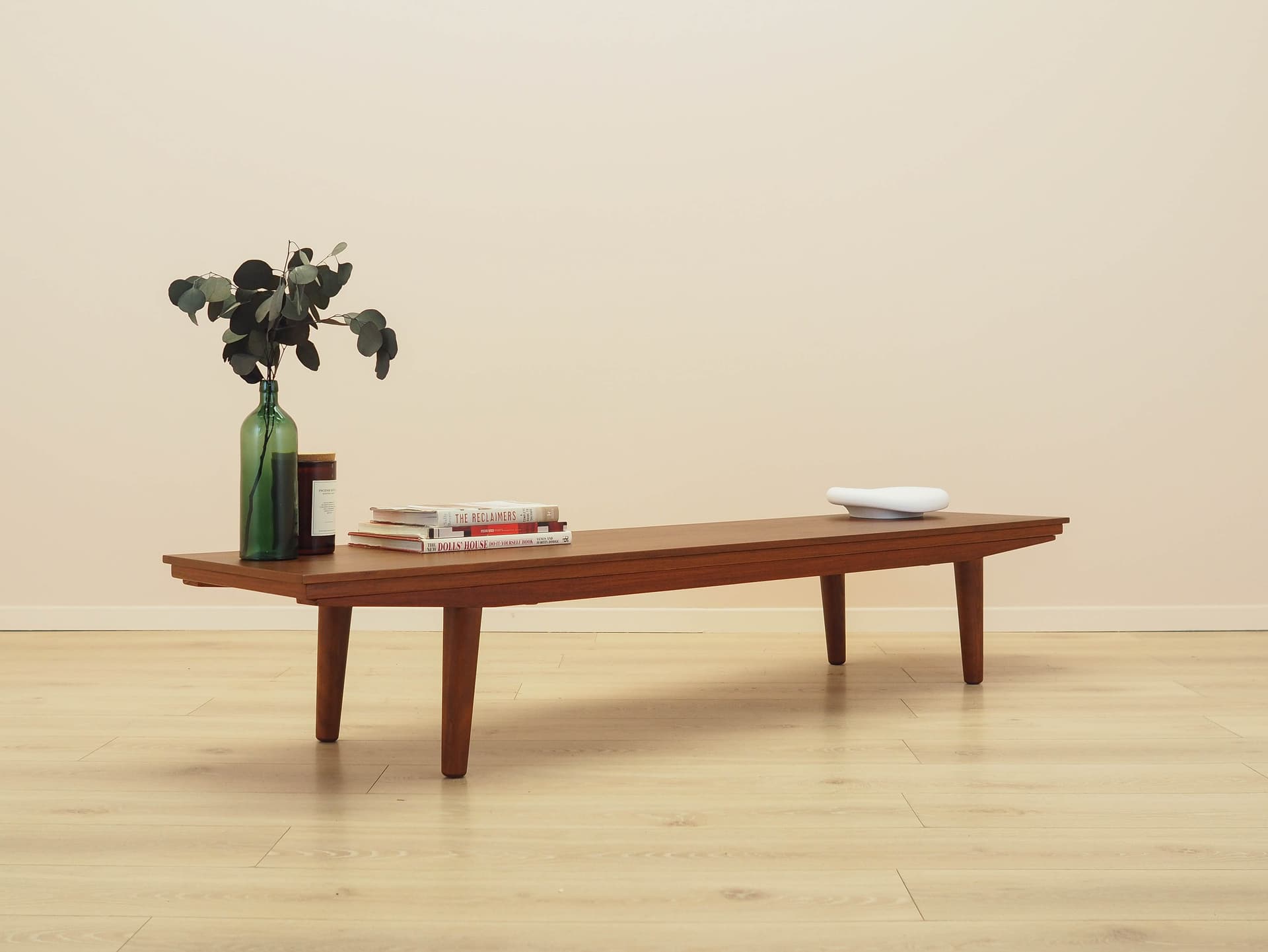 Lowboard, brown teak, Denmark, 1970s. - 309075