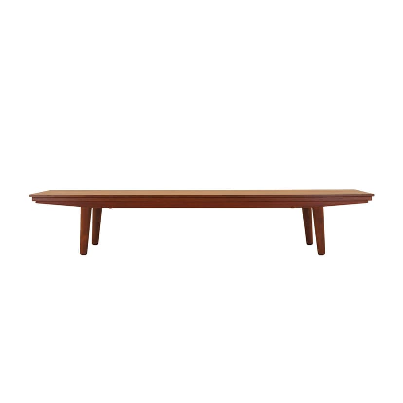 Lowboard, brown teak, Denmark, 1970s.