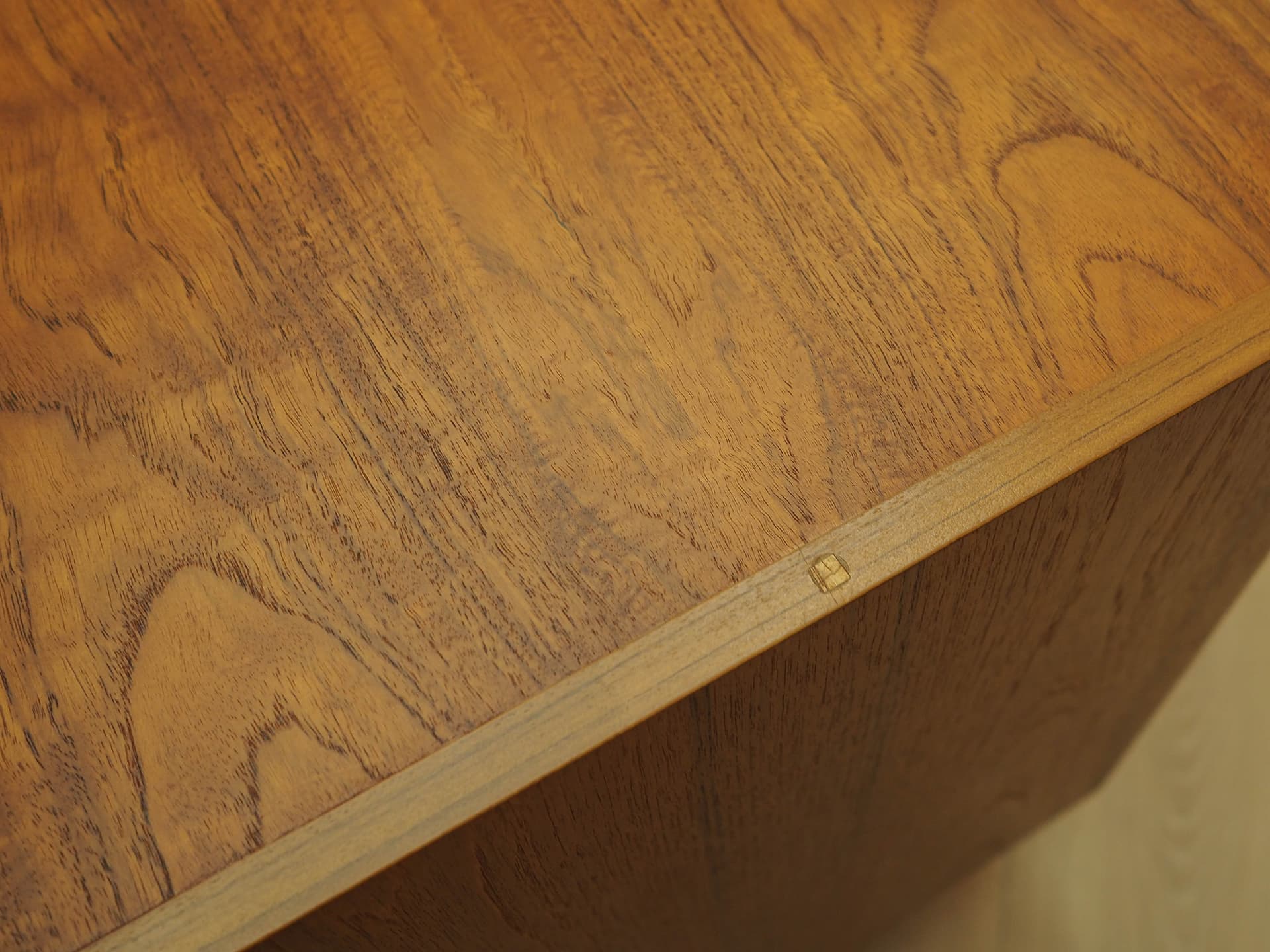 Cabinet, brown teak, Denmark, 1970s. - 309122