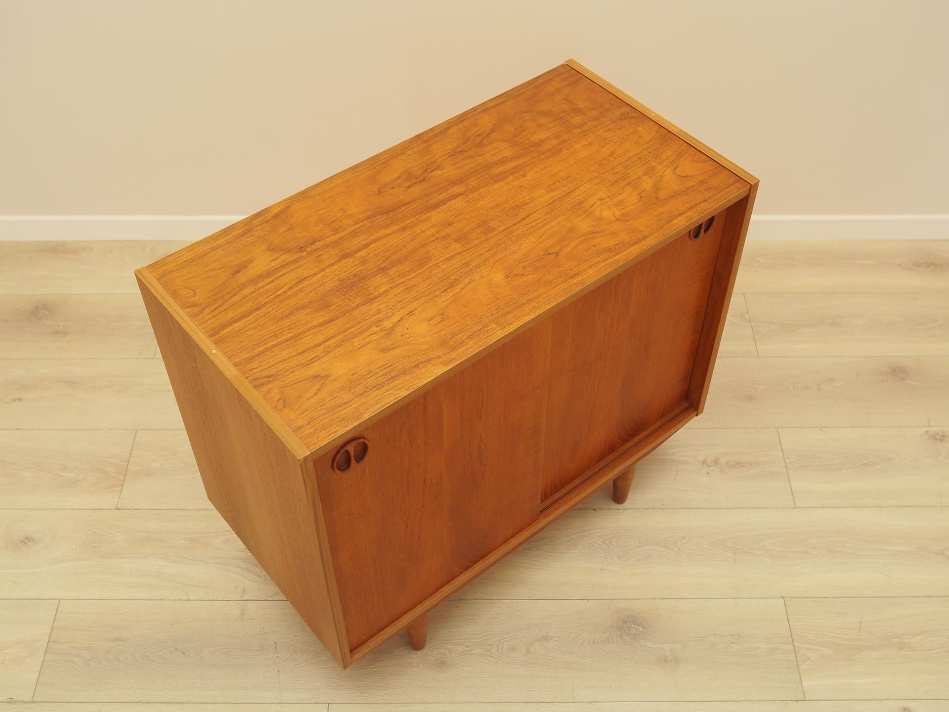 Cabinet, brown teak, Denmark, 1970s. - 309117