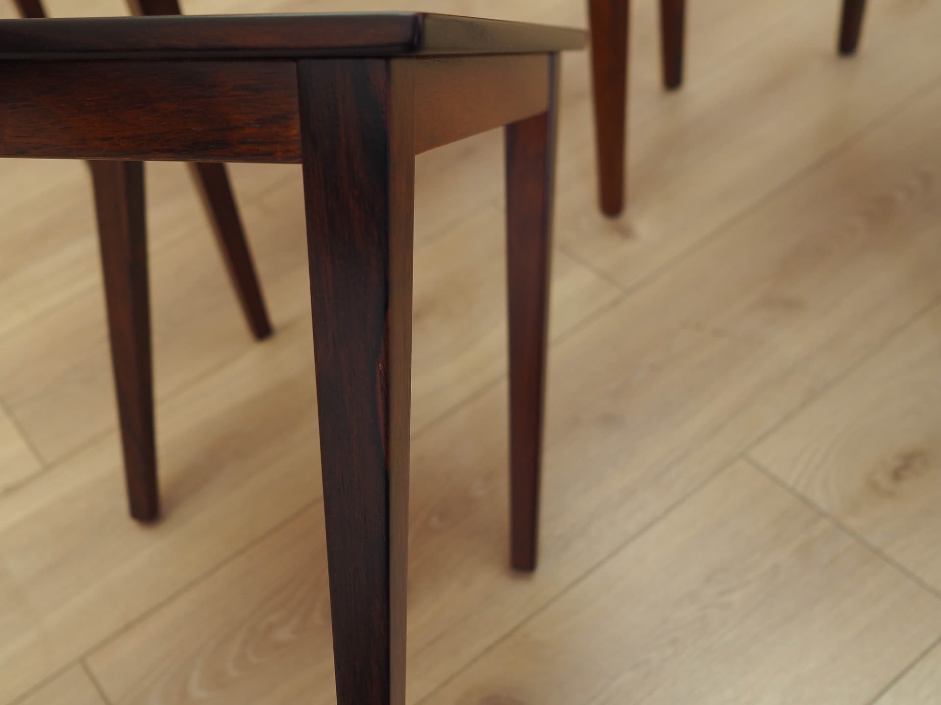 Set of Three Side Tables, brown rosewood, Denmark, 1960s. - 309148