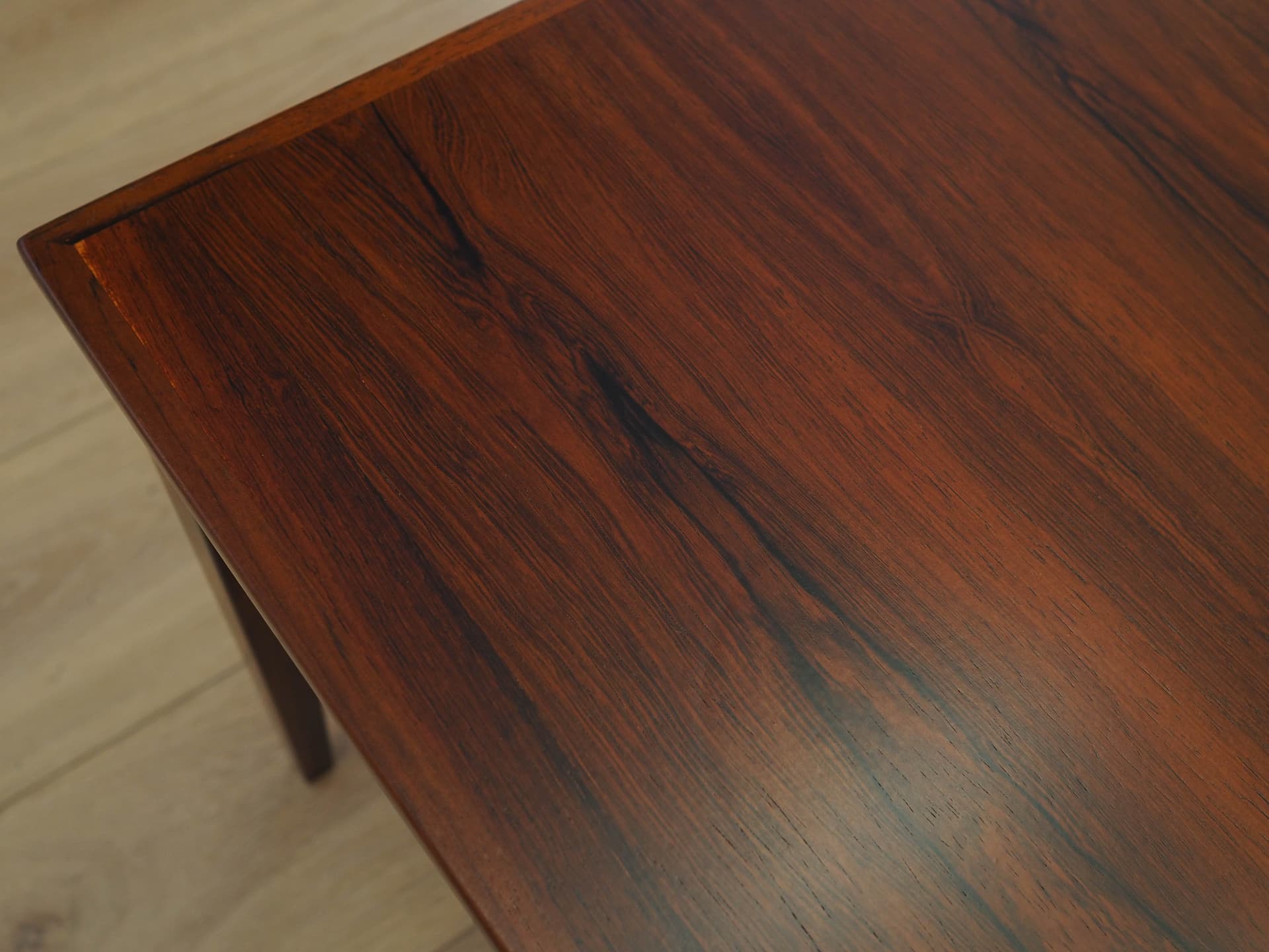 Set of Three Side Tables, brown rosewood, Denmark, 1960s. - 309147