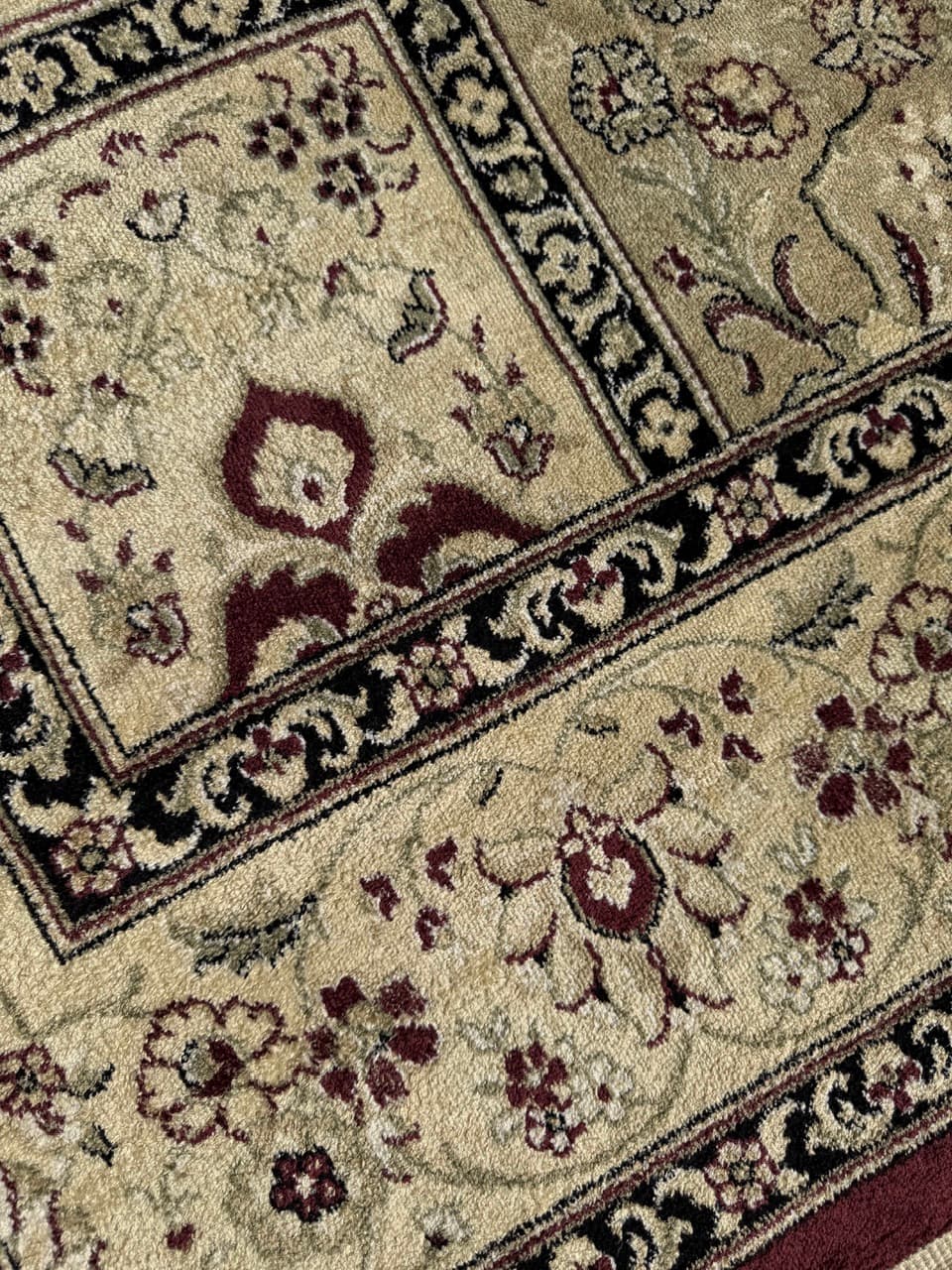 Rug Beluchi 290x200 cm, beige, viscose, Belgium - 309228