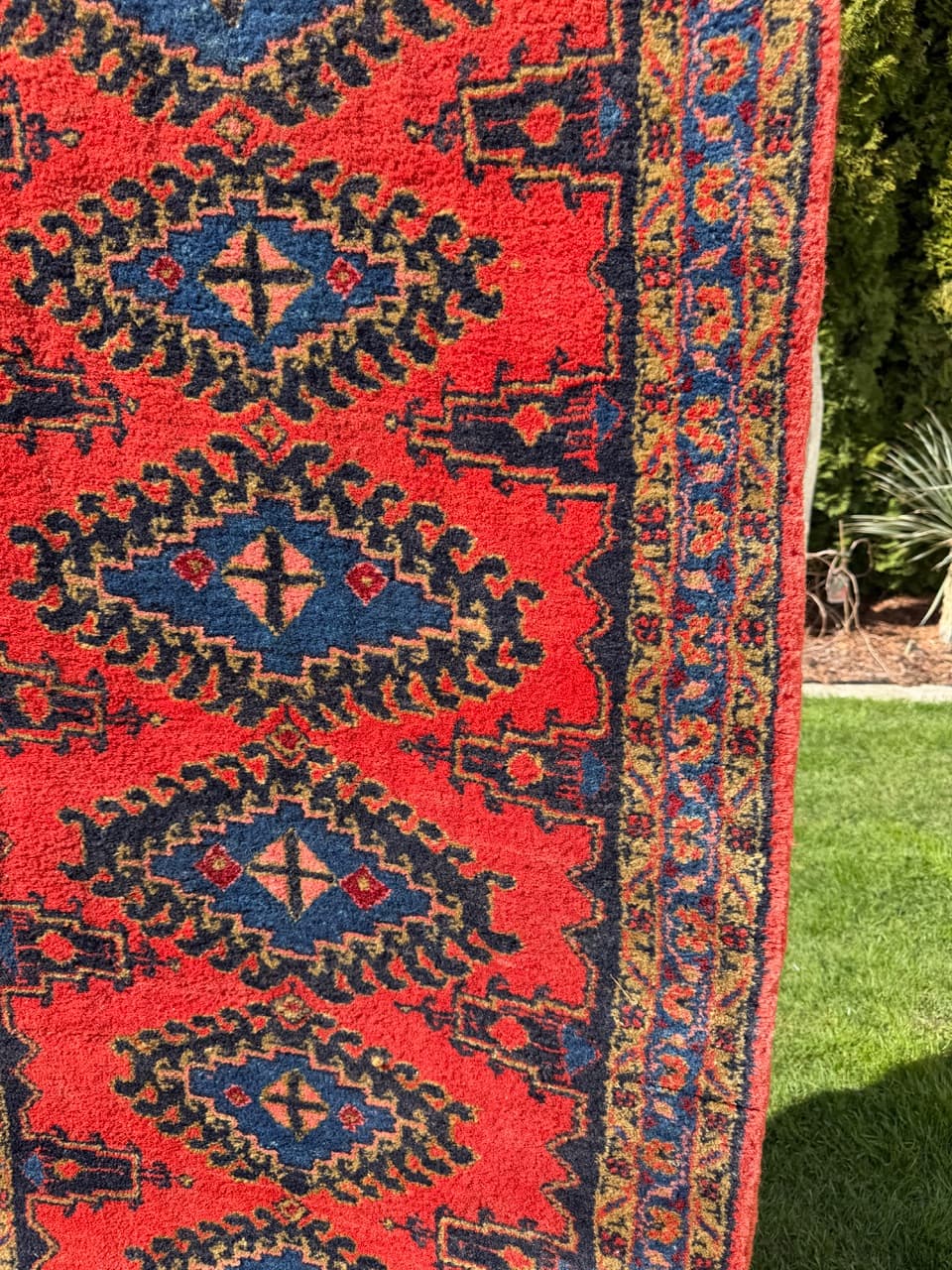 Runner Wiss 300x87 cm, red, wool, Iran, 1980s. - 309237