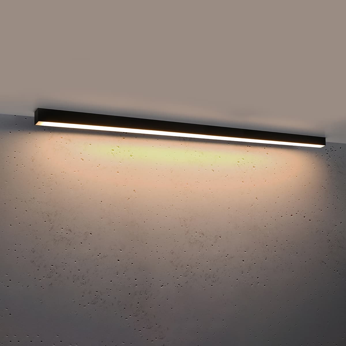 Plafon PINNE 150 cm, czarny, Thoro - 309553