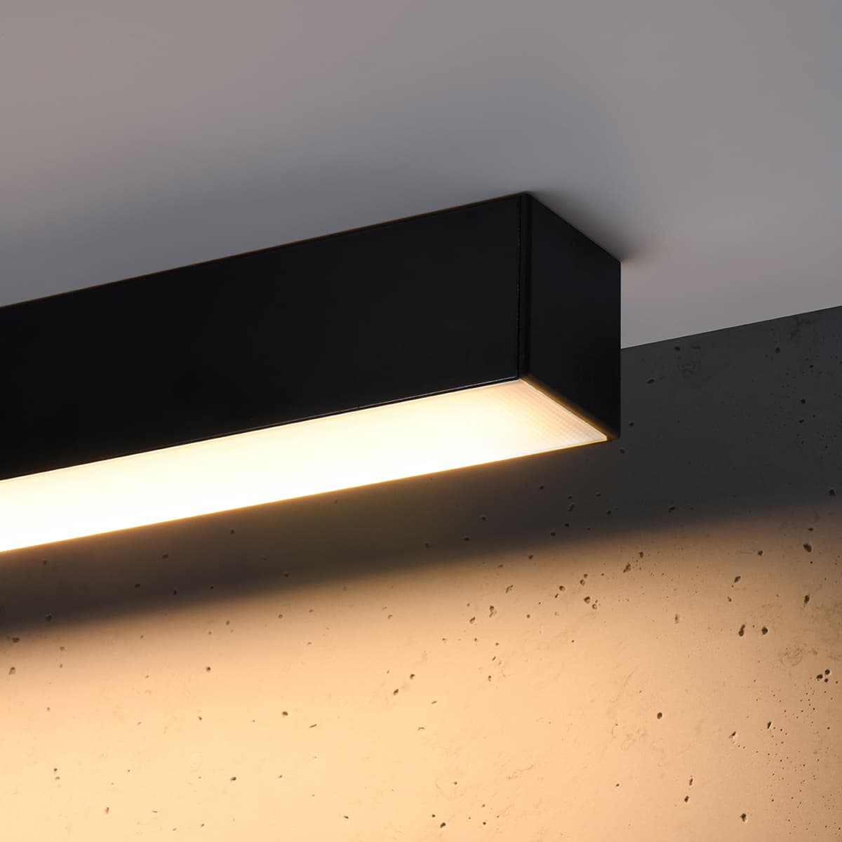 Plafon PINNE 200 cm, czarny, Thoro - 310284