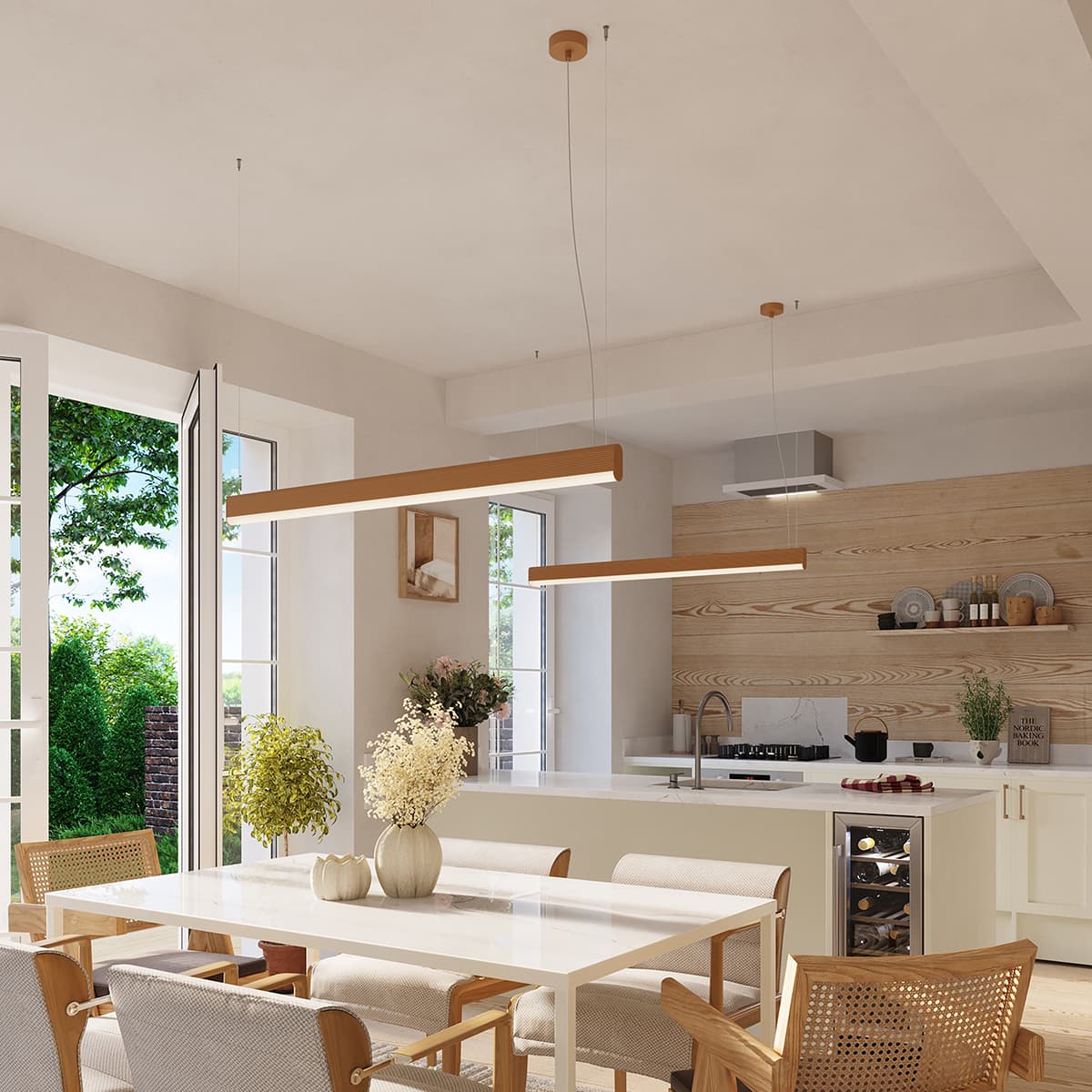 Pendant lamp FARGE gold, Thoro - 310241
