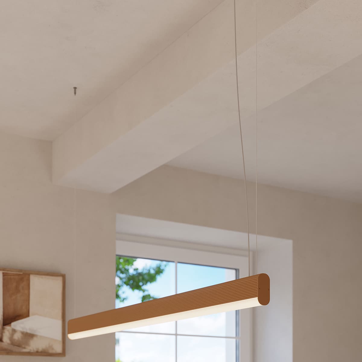 Pendant lamp FARGE gold, Thoro - 310242