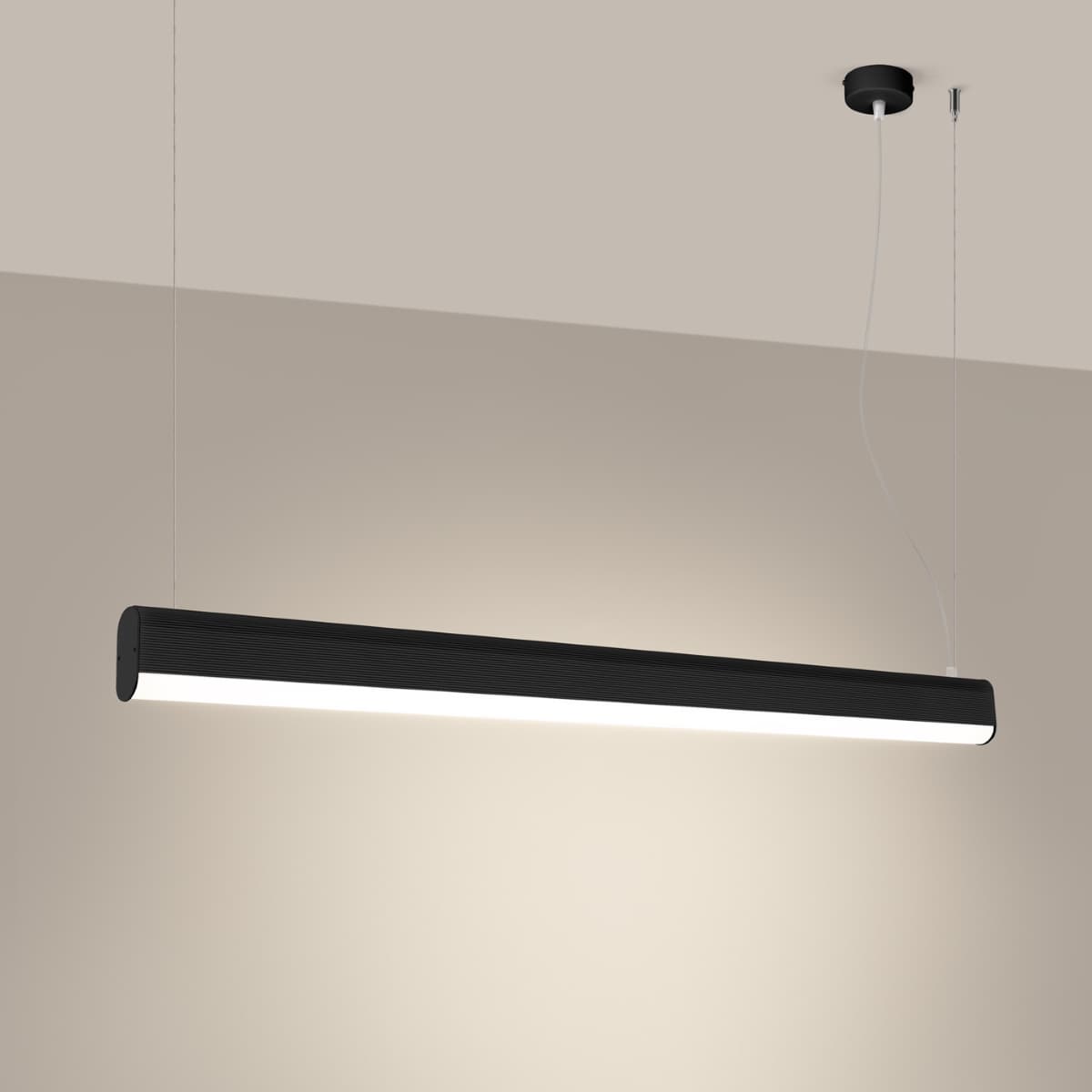 Pendant lamp FARGE black, Thoro - 310217