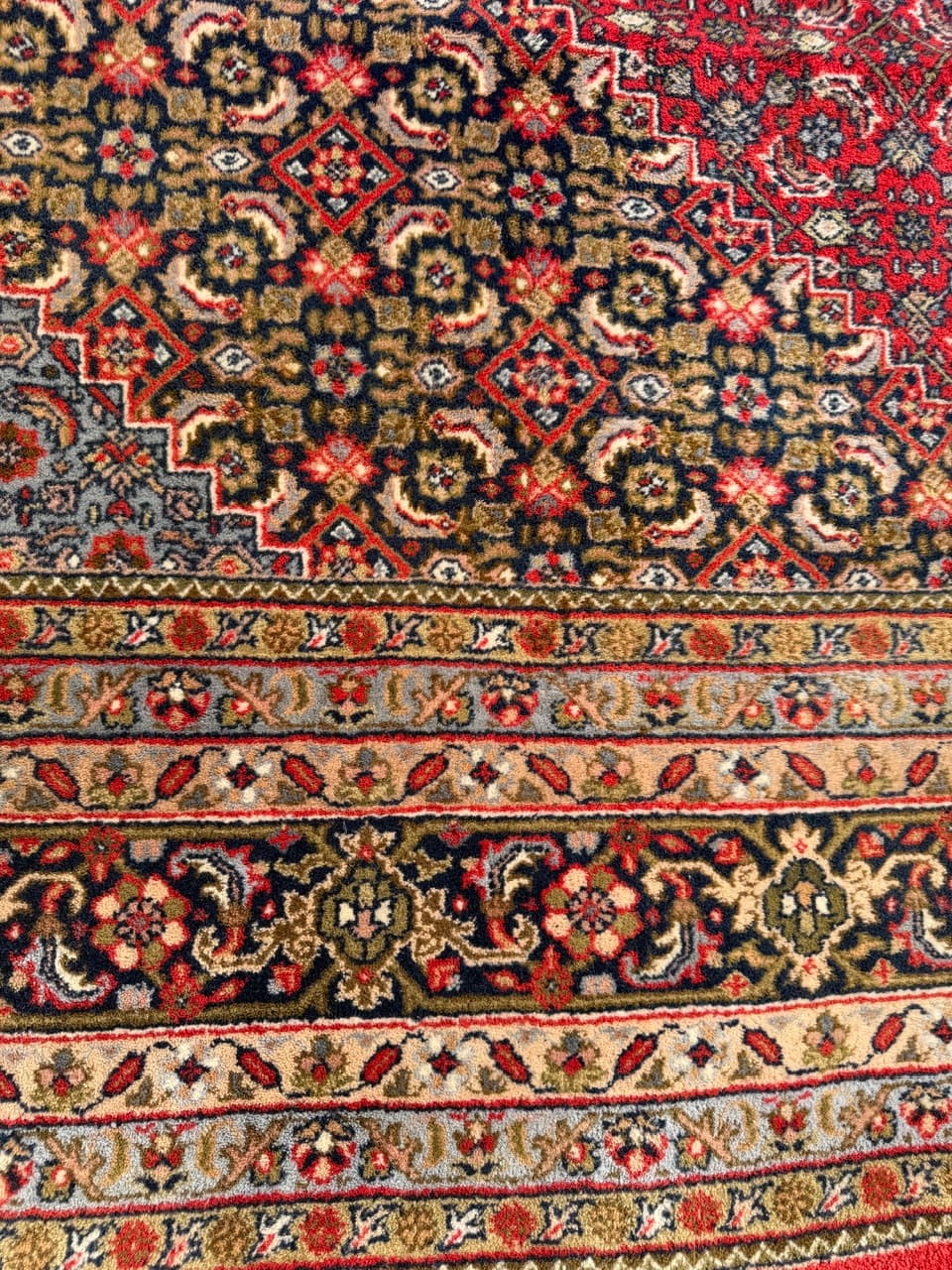 Rug Indo Bidjar 350x250 cm, multicolor wool, India - 309666