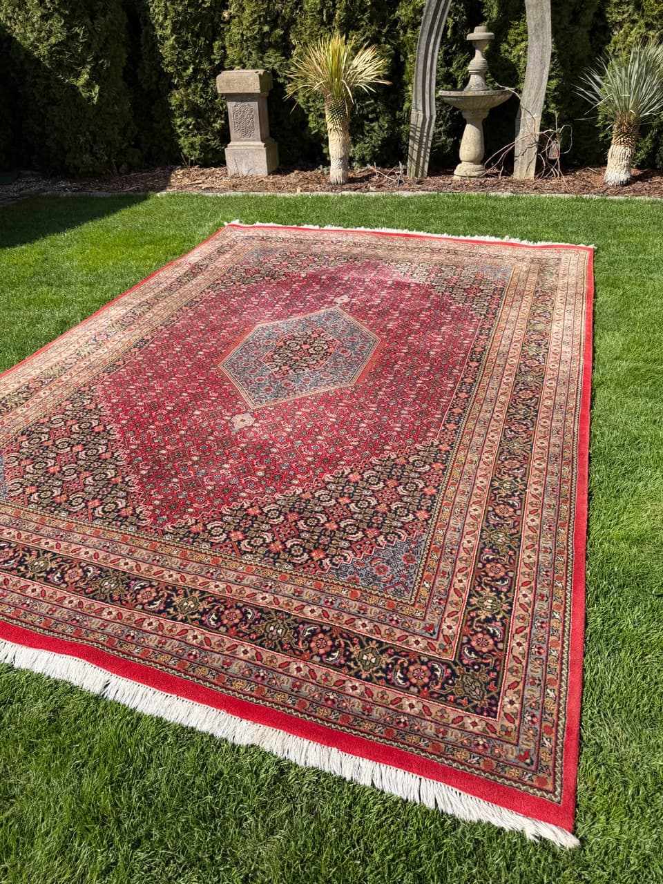Rug Indo Bidjar 350x250 cm, multicolor wool, India - 309663