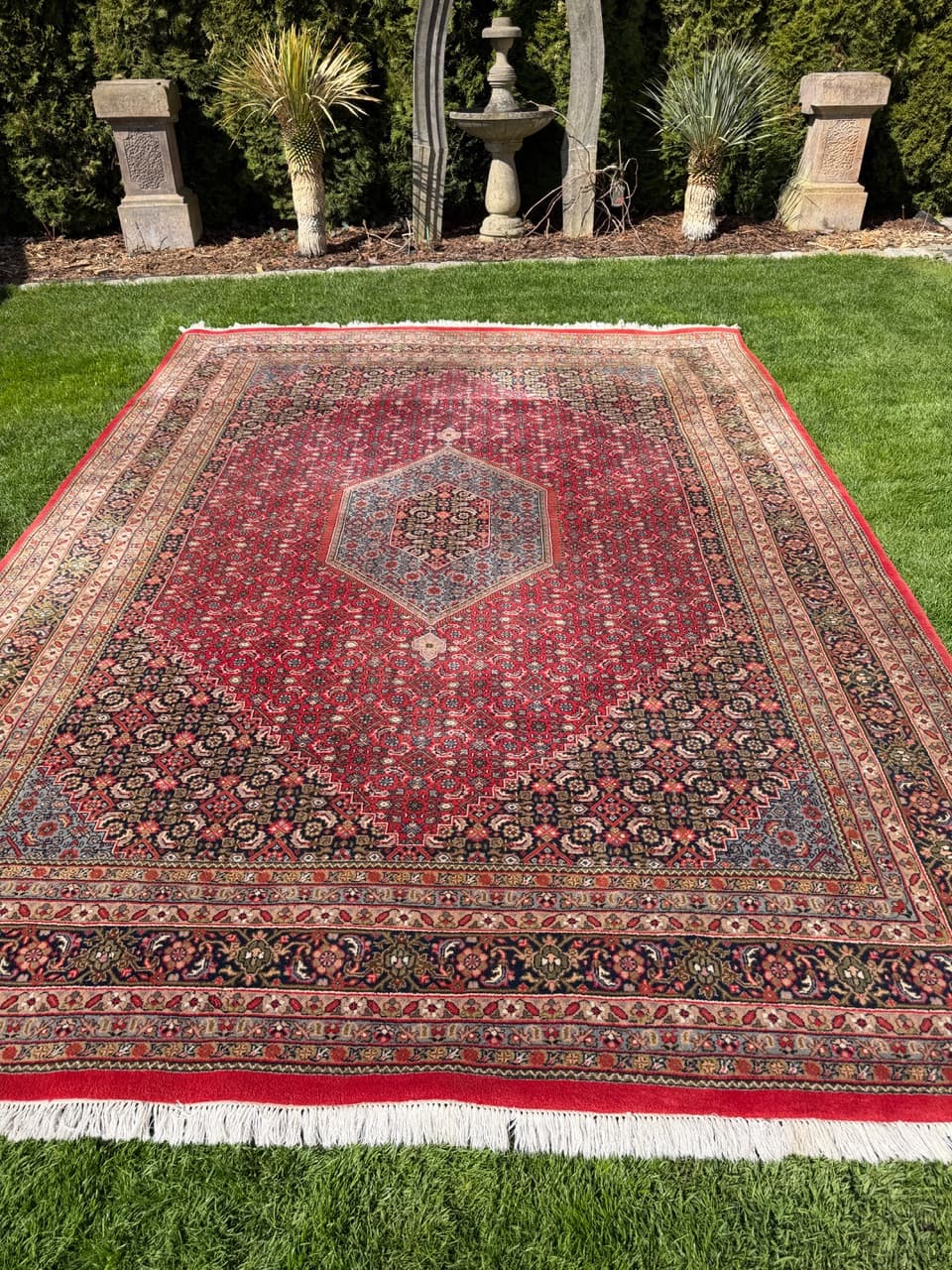 Rug Indo Bidjar 350x250 cm, multicolor wool, India - 309662