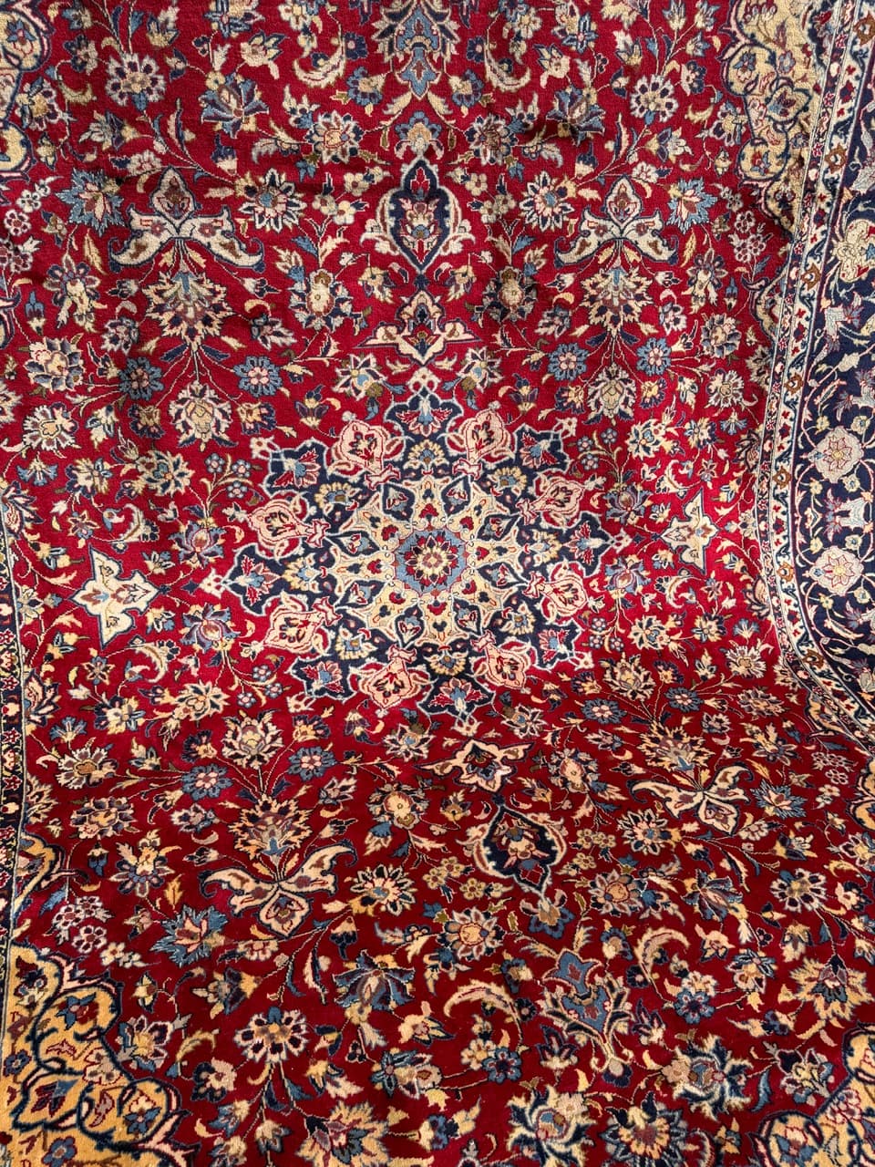 Rug Keshan 400x300 cm, red, wool, Iran - 309680