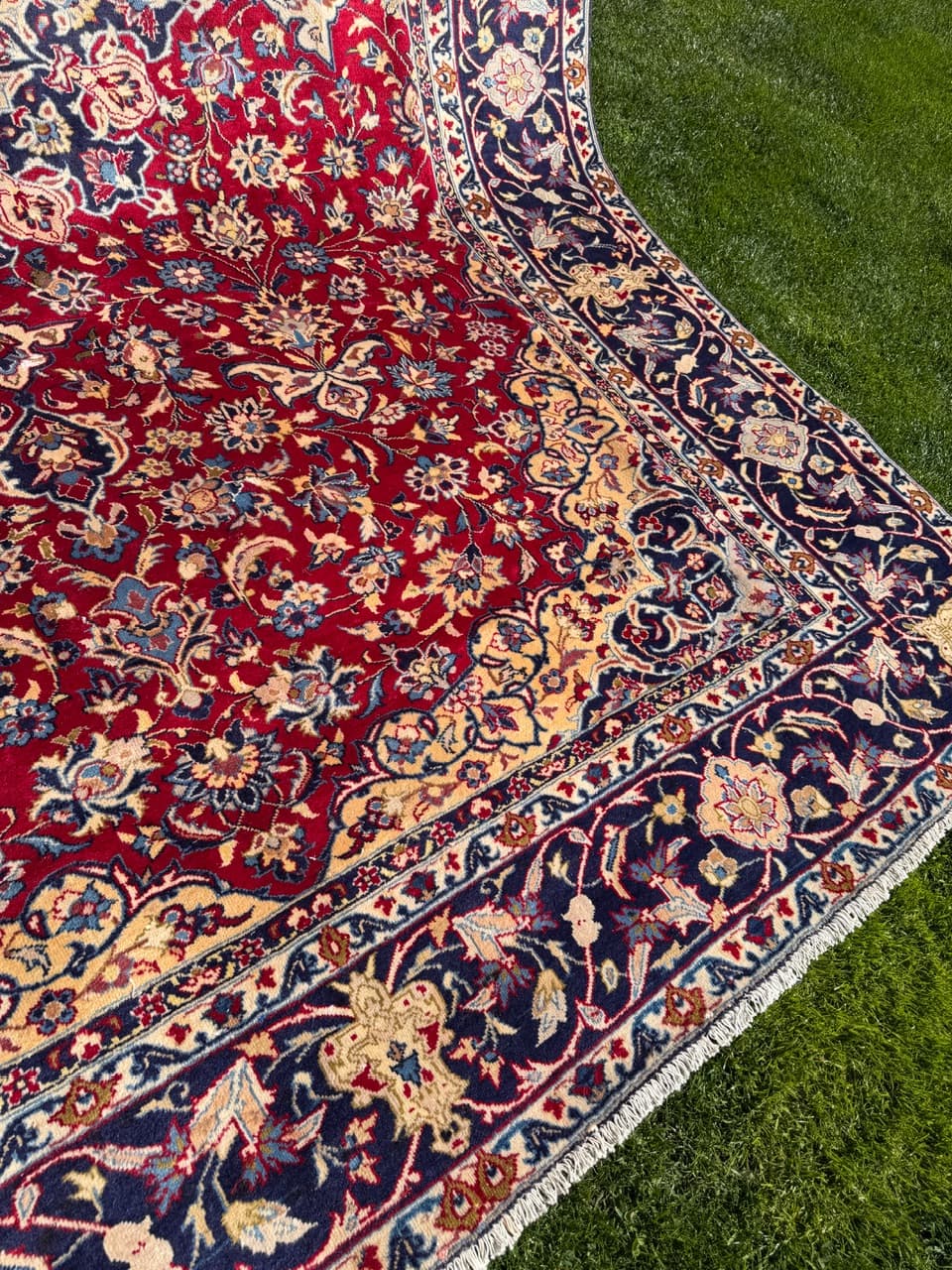 Rug Keshan 400x300 cm, red, wool, Iran - 309677