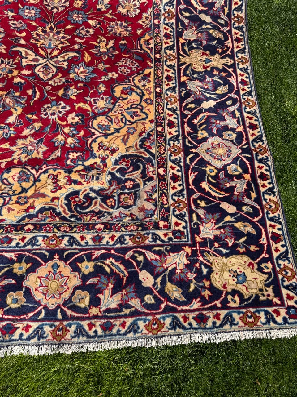 Rug Keshan 400x300 cm, red, wool, Iran - 309673