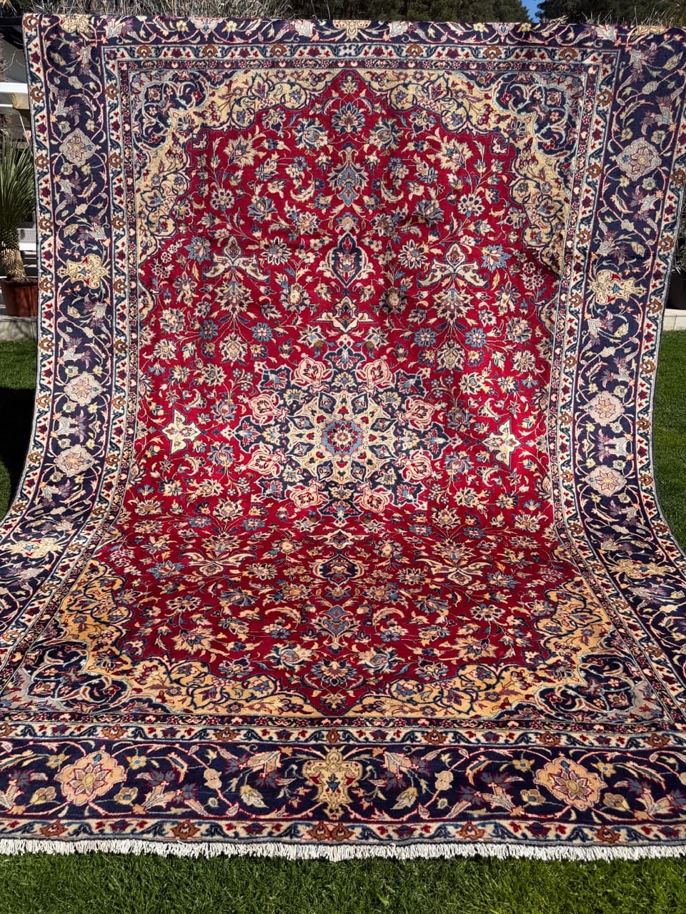 Rug Keshan 400x300 cm, red, wool, Iran - 309669