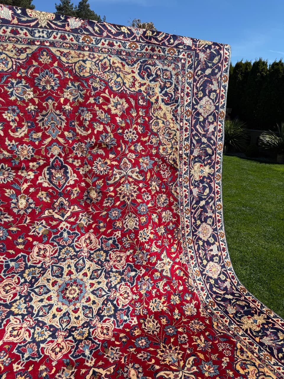Rug Keshan 400x300 cm, red, wool, Iran - 309671
