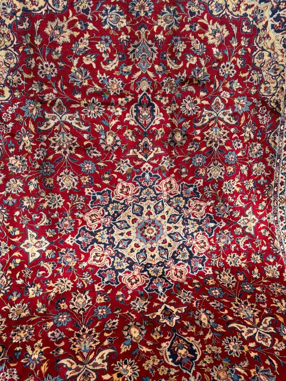Rug Keshan 400x300 cm, red, wool, Iran - 309678