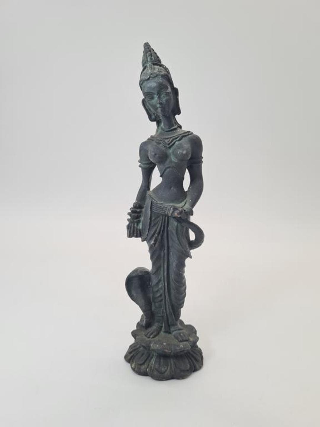 Sculpture Temple Dancer, patinated bronze, Southeast Asia, 1970s - 309685