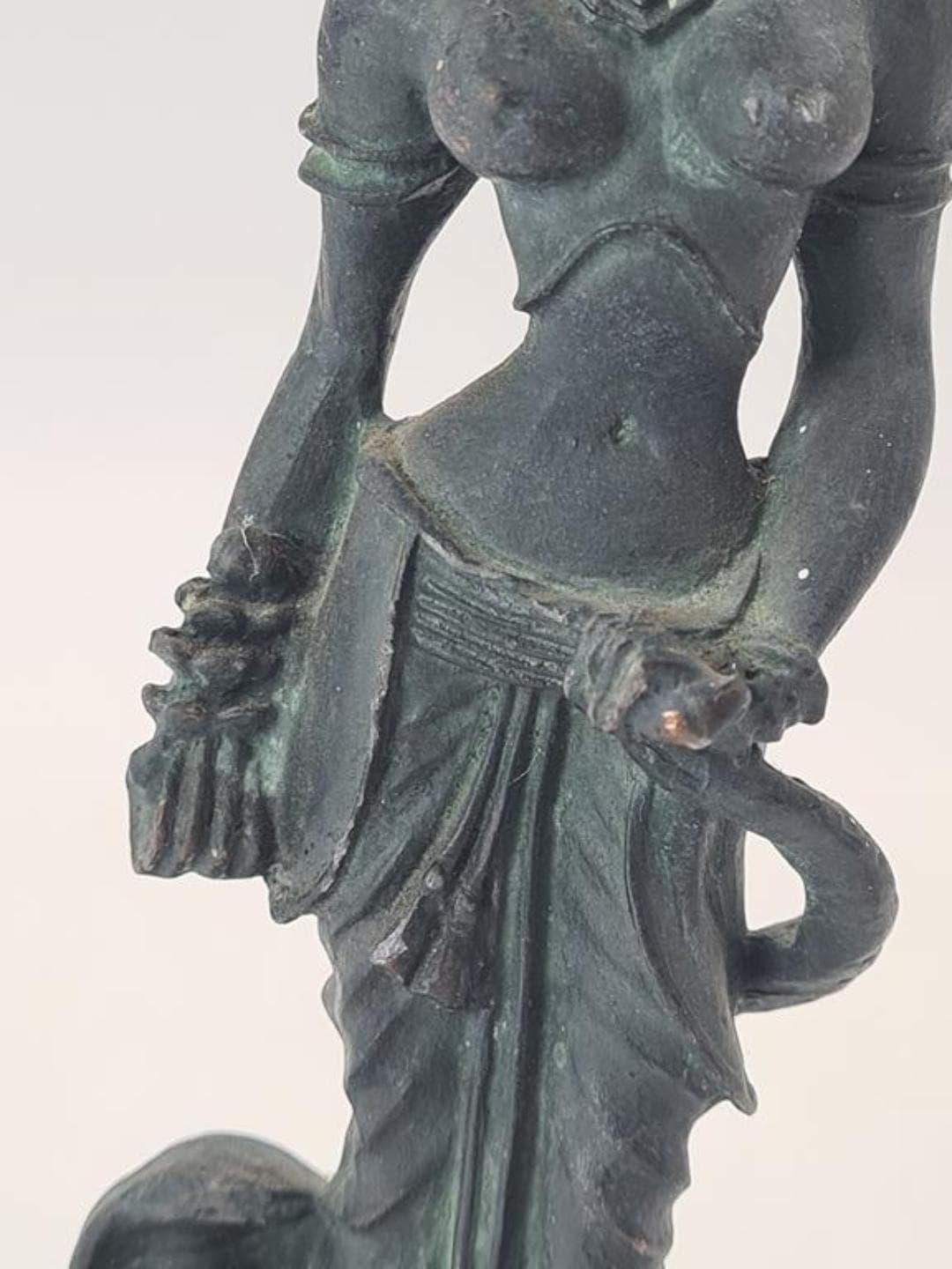 Sculpture Temple Dancer, patinated bronze, Southeast Asia, 1970s - 309688