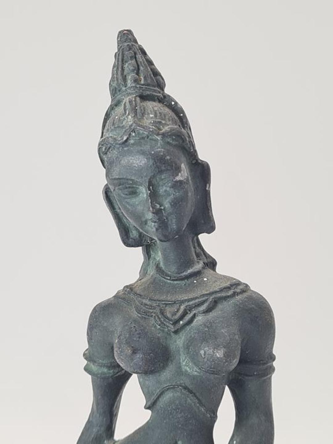 Sculpture Temple Dancer, patinated bronze, Southeast Asia, 1970s - 309686