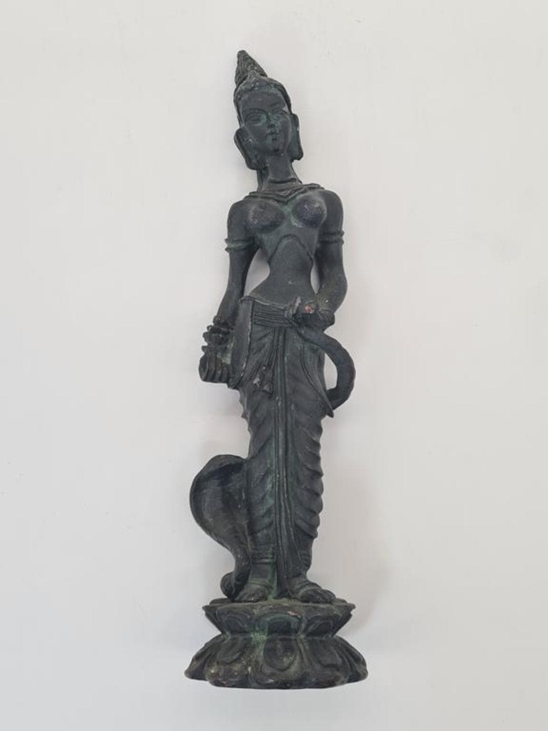 Sculpture Temple Dancer, patinated bronze, Southeast Asia, 1970s - 309694