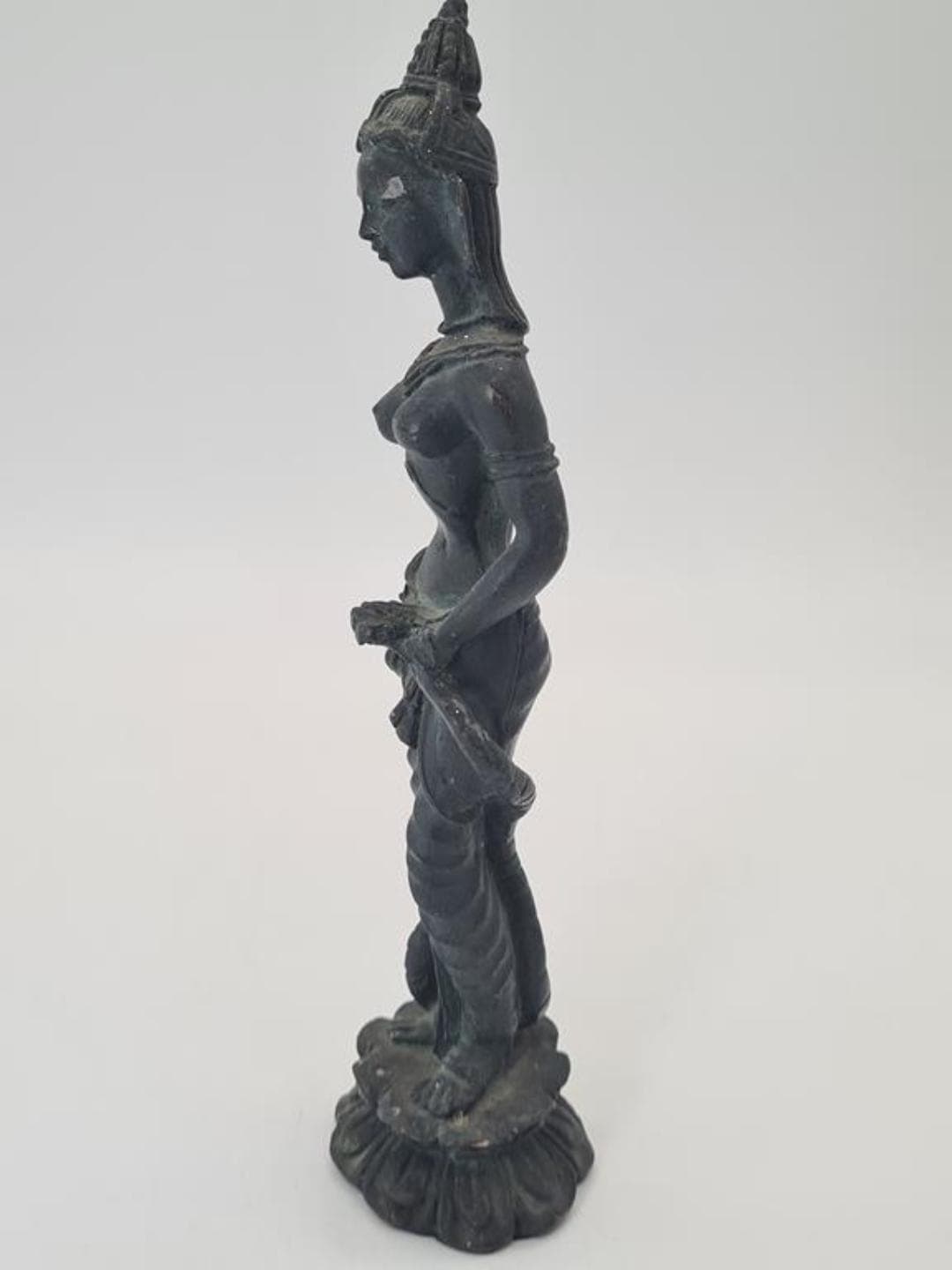 Sculpture Temple Dancer, patinated bronze, Southeast Asia, 1970s - 309691