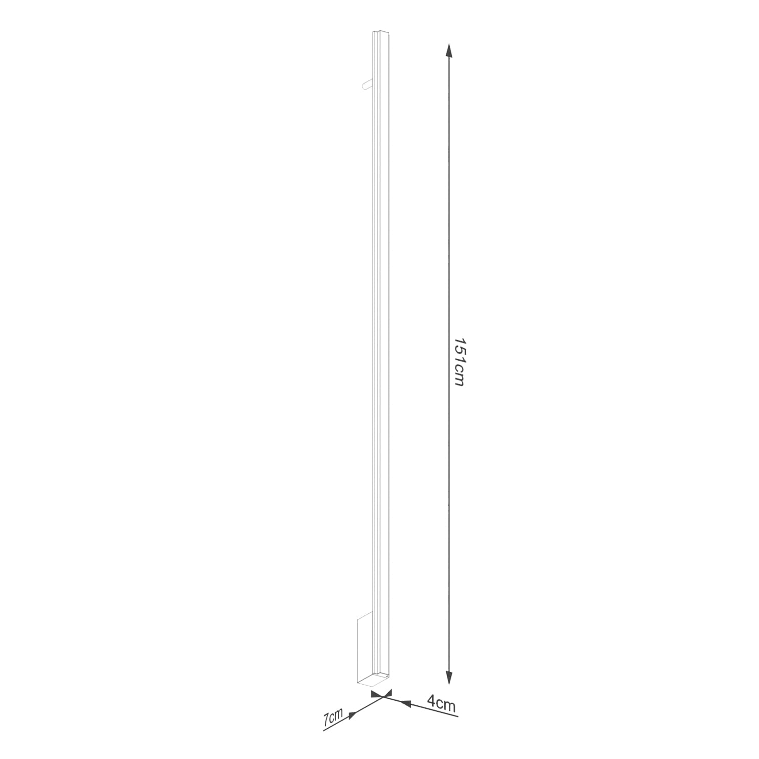 Kinkiet LAGOM 150 cm, złoty, Thoro - 309793