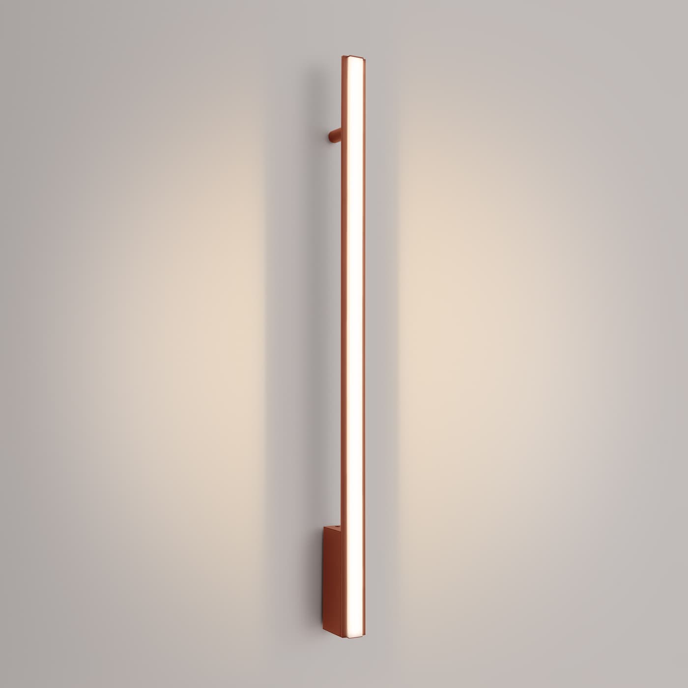 Kinkiet LAGOM 90 cm, ochra czerwona, Thoro - 310395