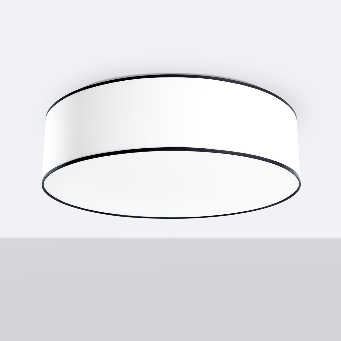 Plafon TOP H, biały czarny, Thoro - 311353