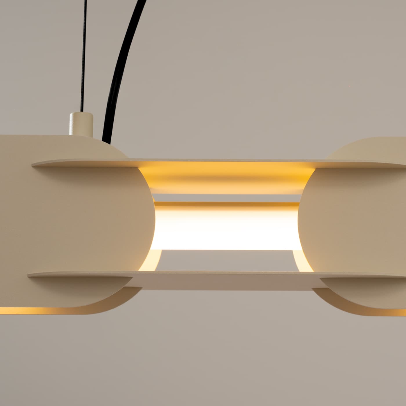 Pendant lamp CHAIN 91 cm, beige, Thoro - 311337