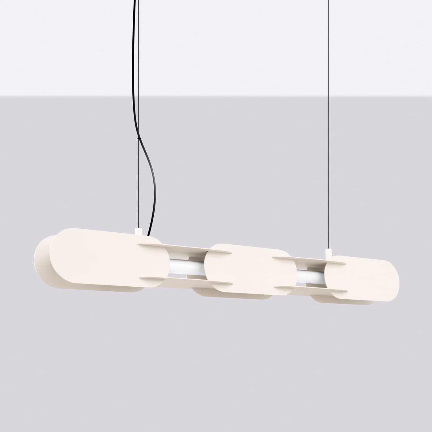 Pendant lamp CHAIN 91 cm, beige, Thoro - 311334