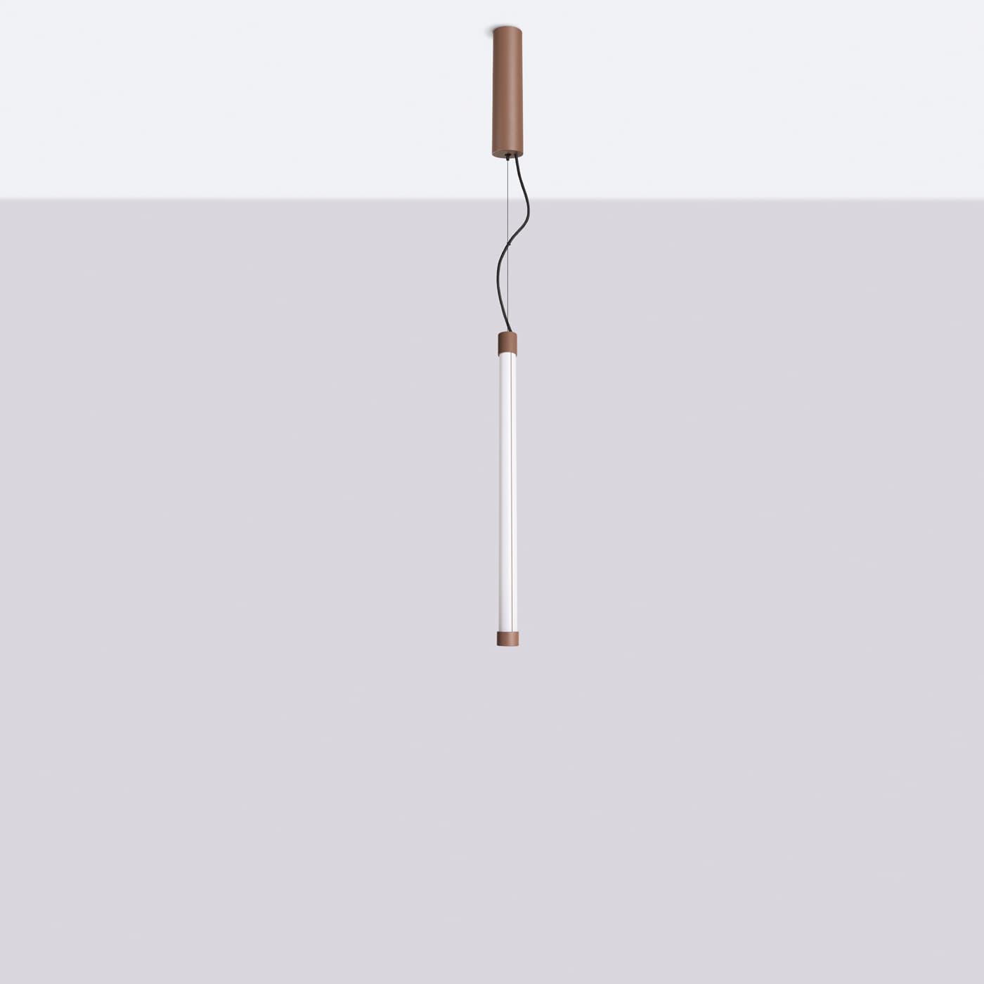 Pendant lamp TRANG 50 cm, brown, Thoro - 311325