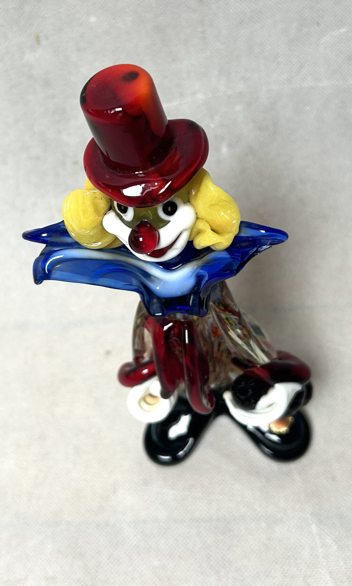 Clown figurine, Murano multicolor glass, Italy, 1970s. - 310557