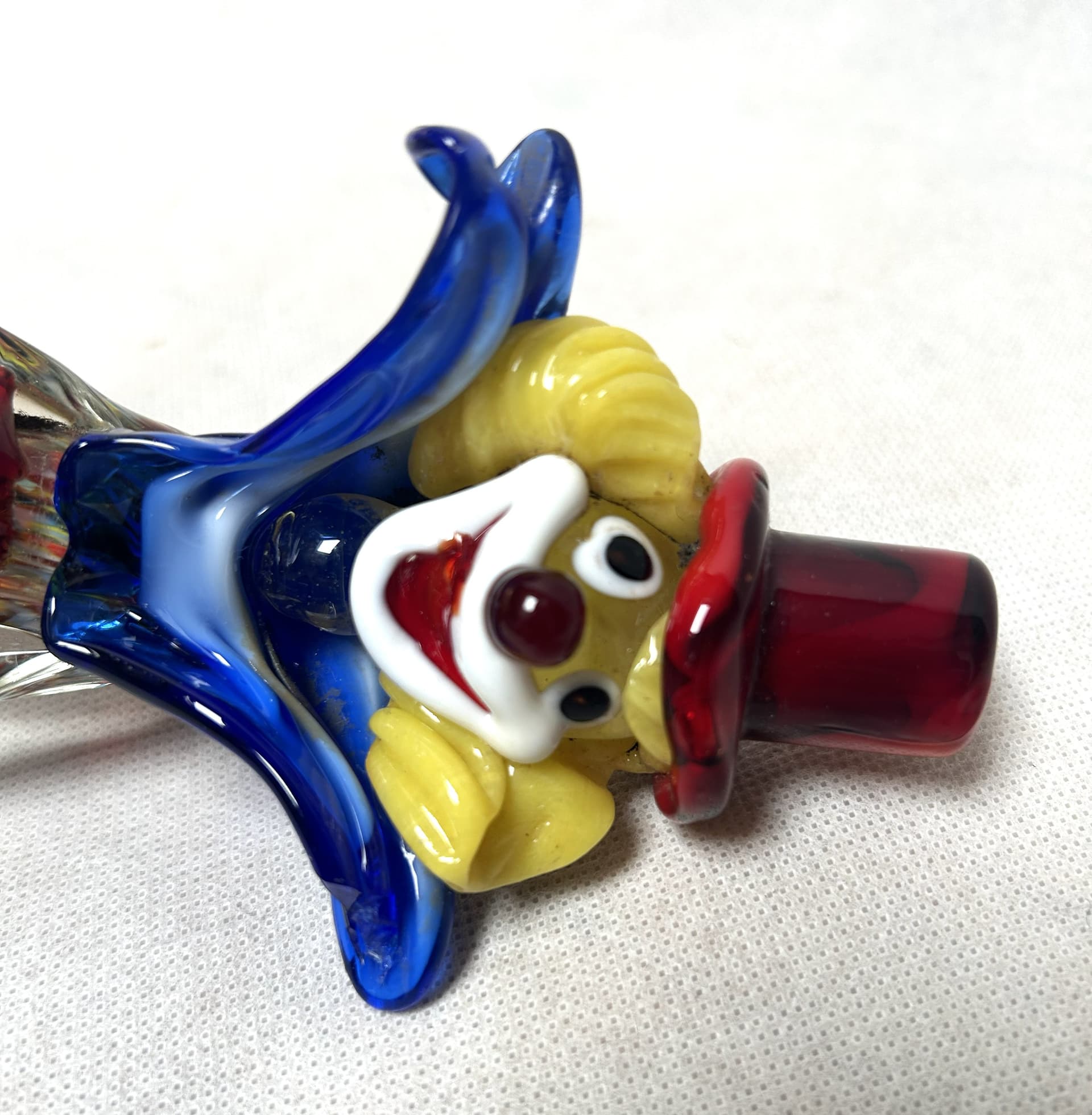 Clown figurine, Murano multicolor glass, Italy, 1970s. - 310561