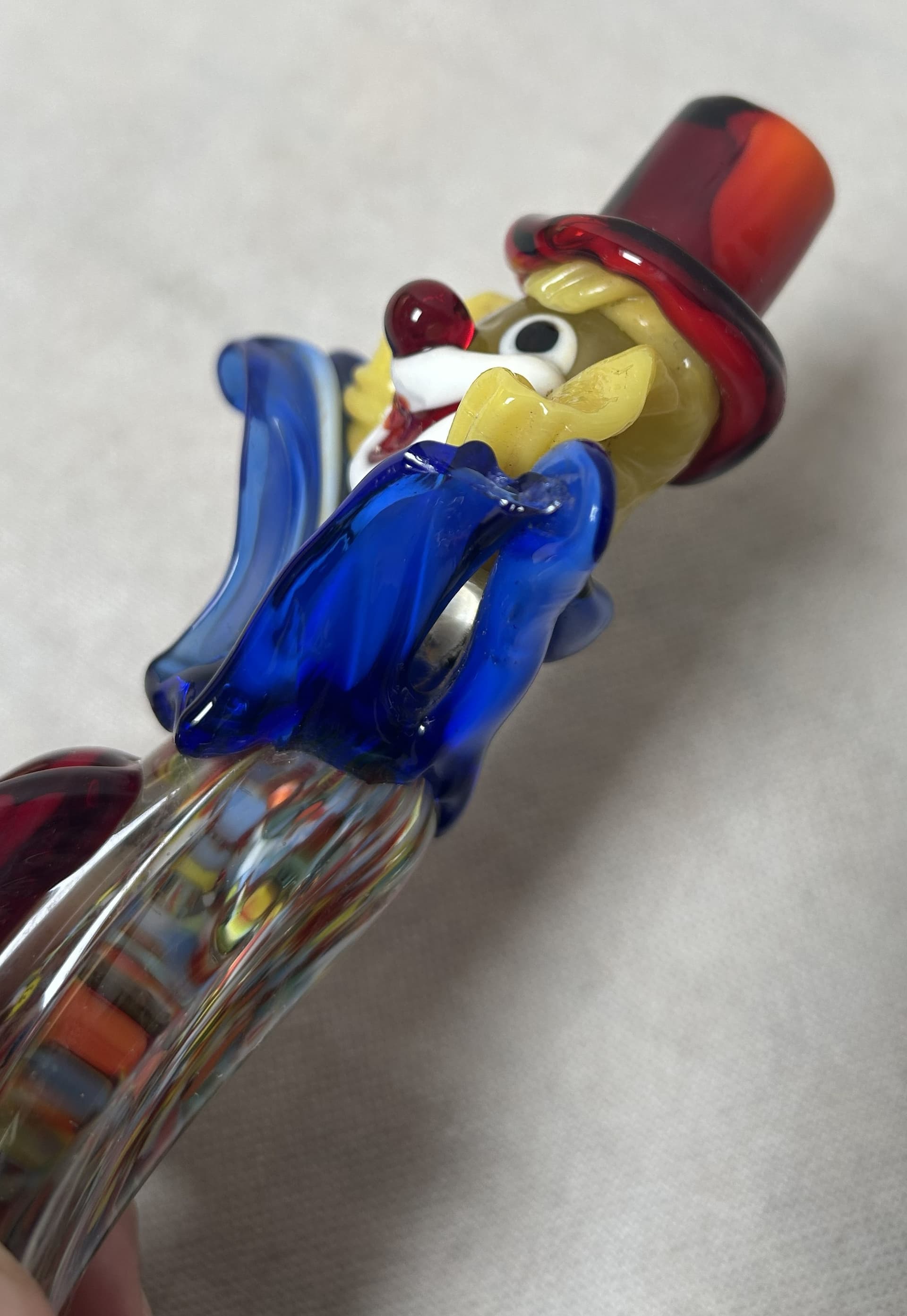 Clown figurine, Murano multicolor glass, Italy, 1970s. - 310560