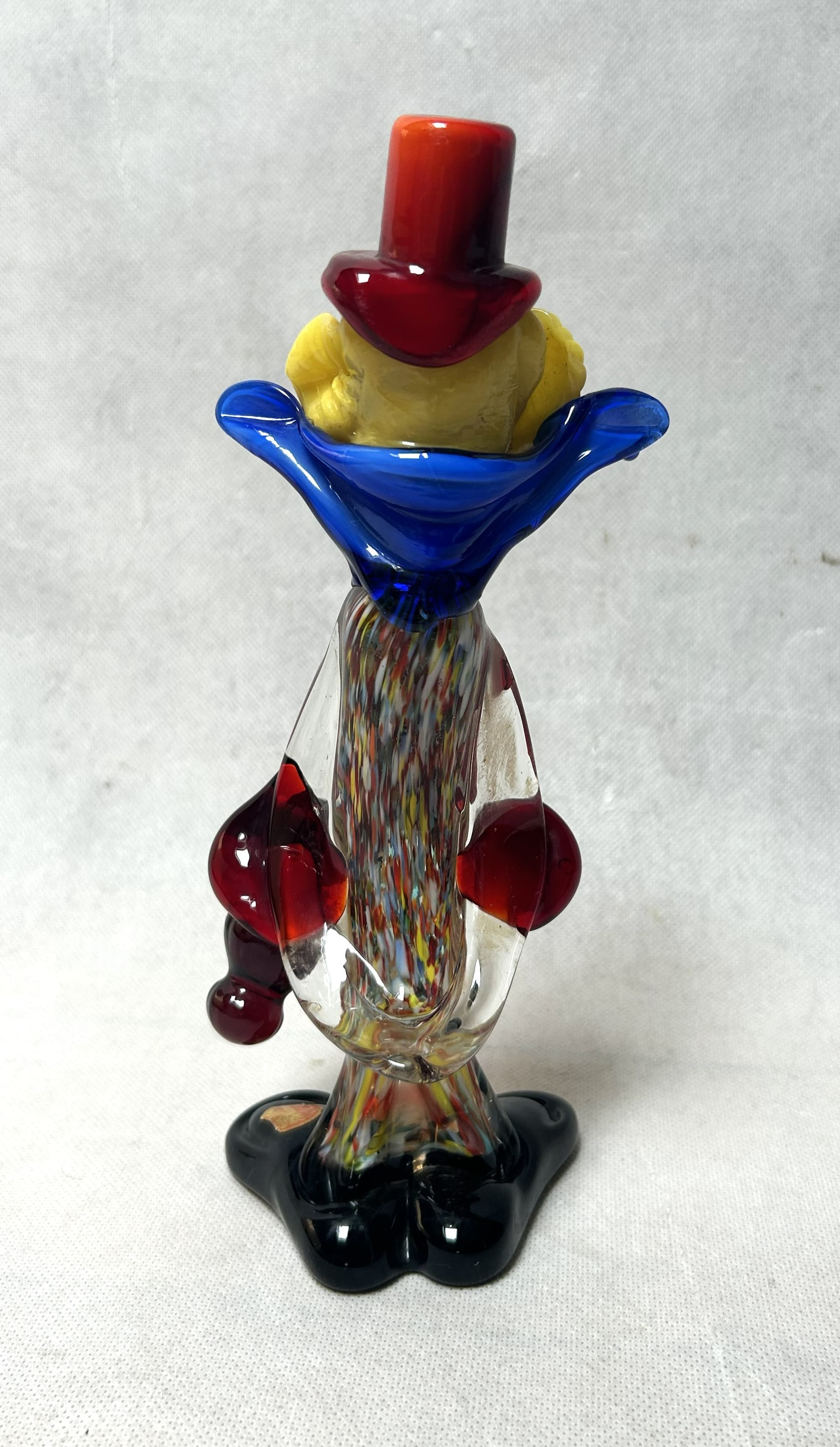 Clown figurine, Murano multicolor glass, Italy, 1970s. - 310562