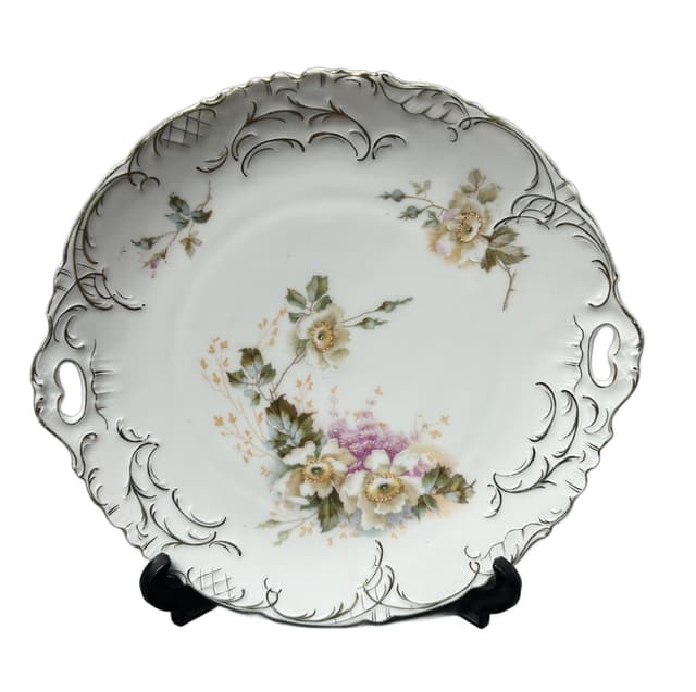 Talerz, porcelana biała, Carl Tielsch, Niemcy, początek XX w. - WYMIARY