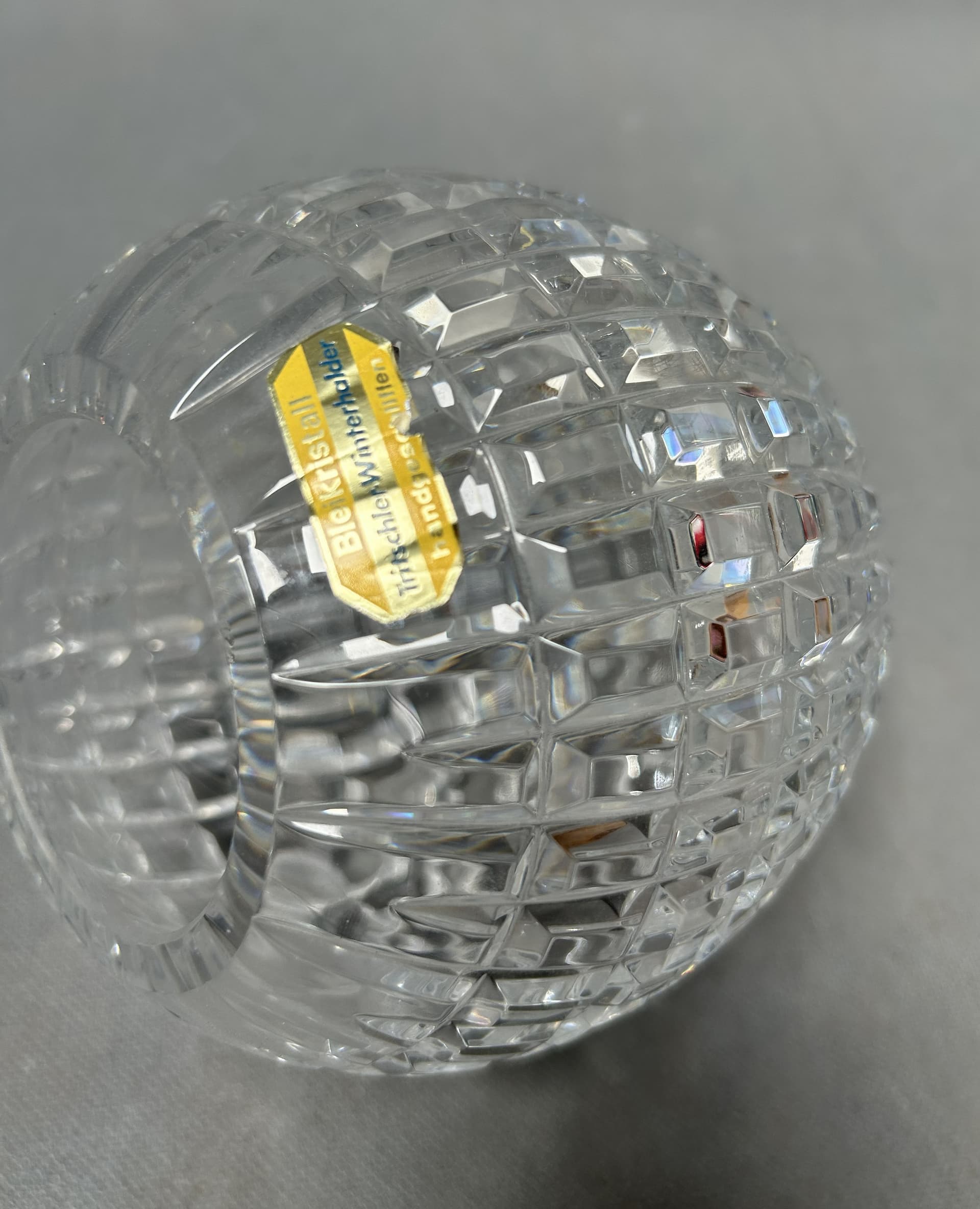 Vase Bleikristall, transparent crystal, 1970s - 310575