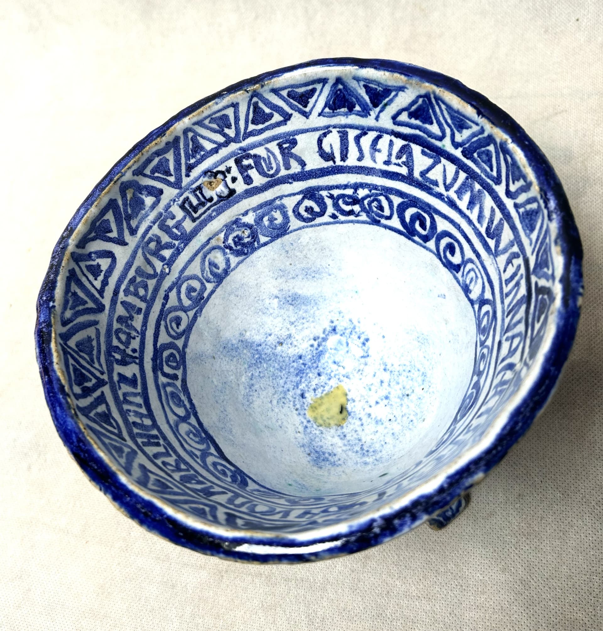 Planter, blue, ceramic, early 20th c. - 310600