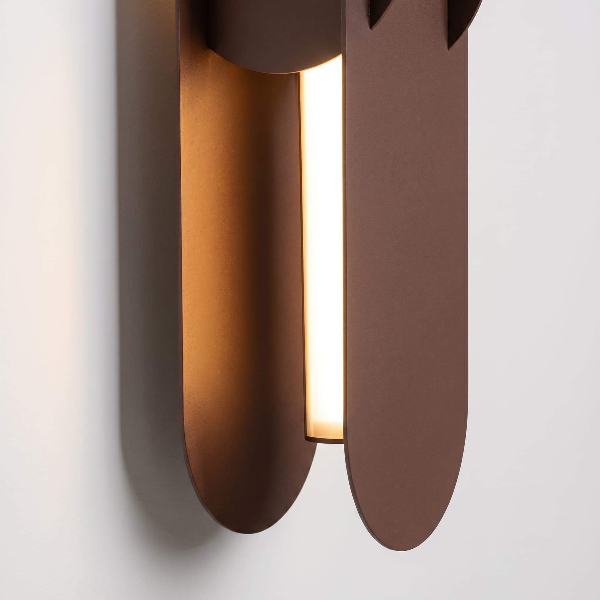 Wall lamp CHAIN 91 cm, brown, Thoro - 310934